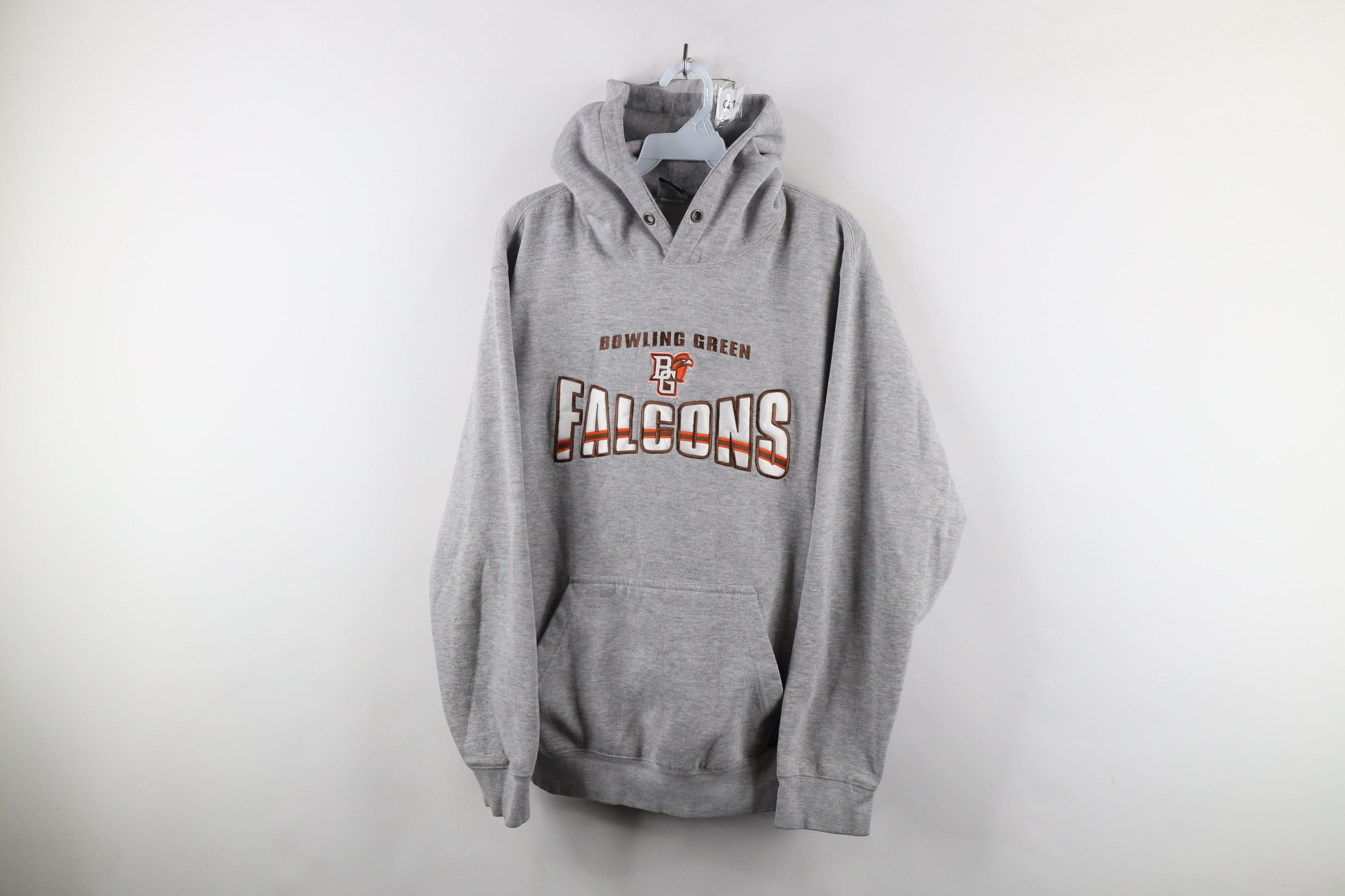 Vintage Vintage 90s Bowling State University Heavyweight Hoodie Size US M / EU 48-50 / 2 - 1 Thumbnail
