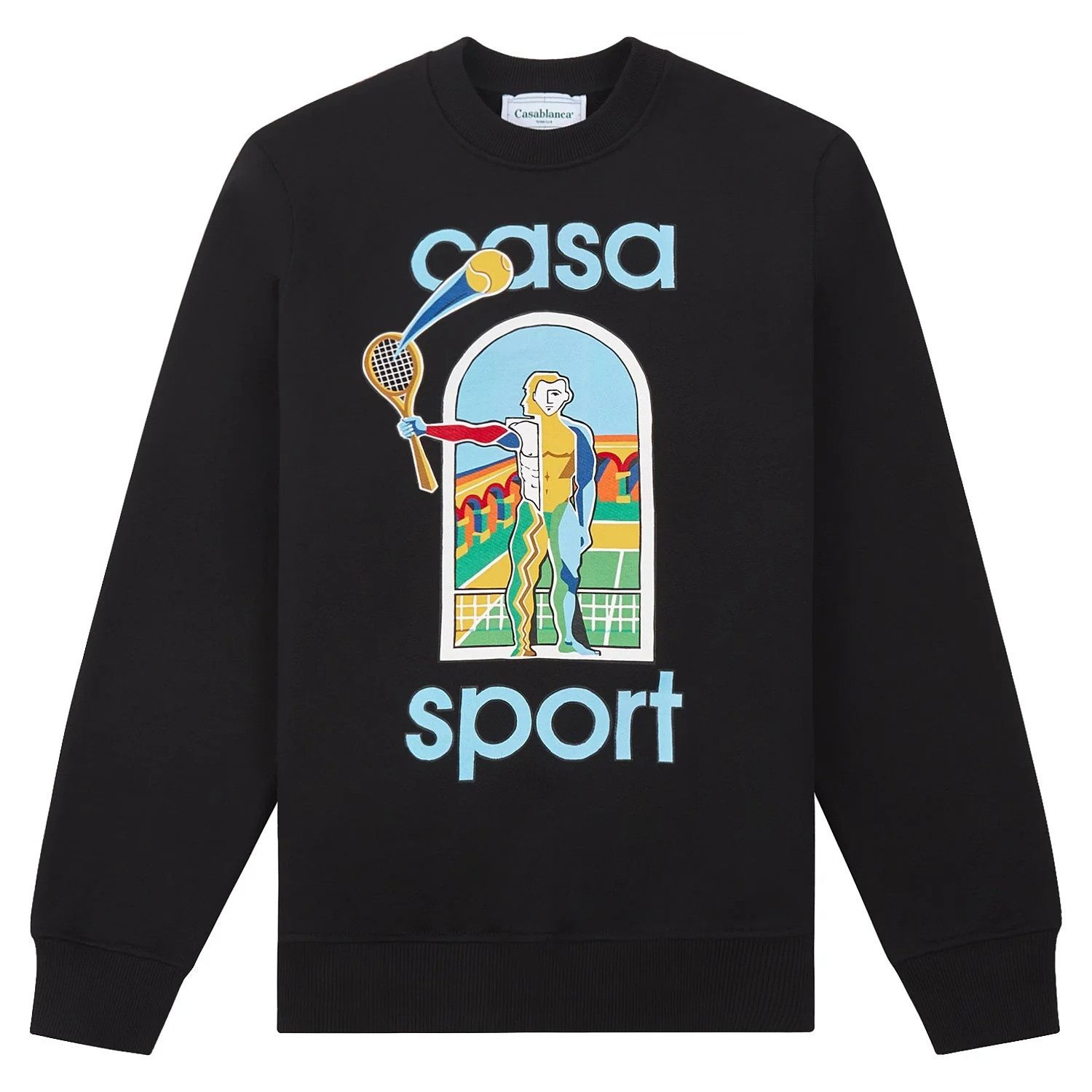 Casablanca o1mle0626 Le Jeu Colore Printed Sweatshirts in Black Size US XS / EU 42 / 0 - 1 Thumbnail