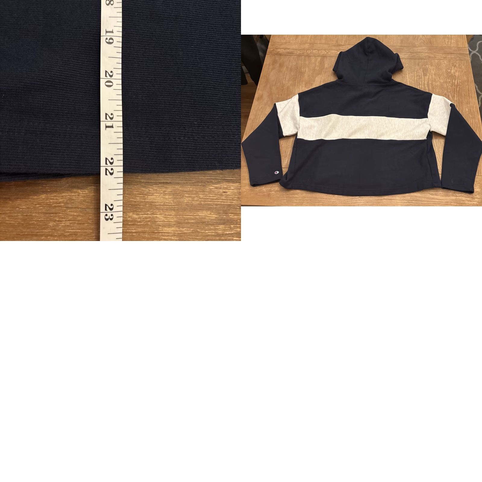 Champion Champion Reverse Weave Hoodie Yale Women Blue XL Cropped EUC Pullover 90s Style Cropped All Seasons Size Type Regular Brand Size XL / US 12-14 / IT 48-50 - 8 Thumbnail