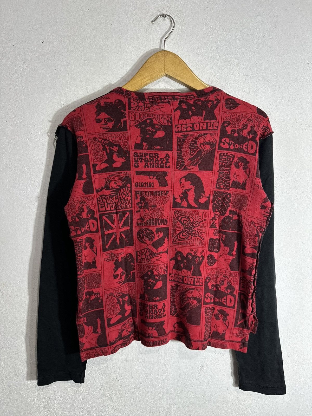Hysteric Glamour STONE ANGEL UNDERGROUND LONG SLEEVE TEE HYSTERIC STYLE Size US M / EU 48-50 / 2 - 6 Thumbnail