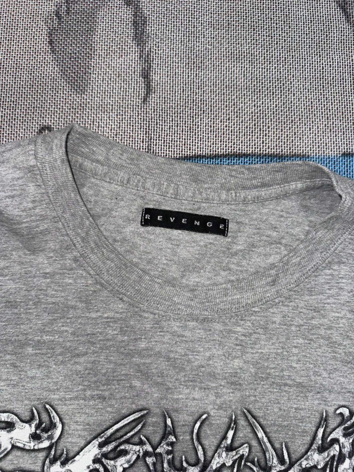 Revenge Revenge x Ski Mask The Slump God “Chrome” Tee - Grey Size US XL / EU 56 / 4 - 4 Thumbnail