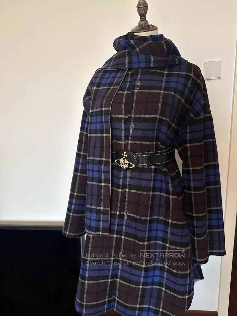 Vivienne Westwood Vivienne Westwood size 00 Blue and Purple Plaid Double-side Size M / US 6-8 / IT 42-44 - 2 Thumbnail