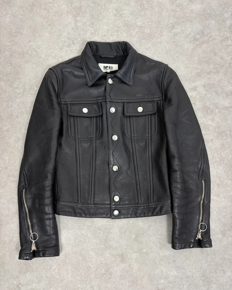 Maison Margiela SS2016 Maison Margiela MM6 Black Trucker Jacket Size S / US 4 / IT 40 - 1 Thumbnail