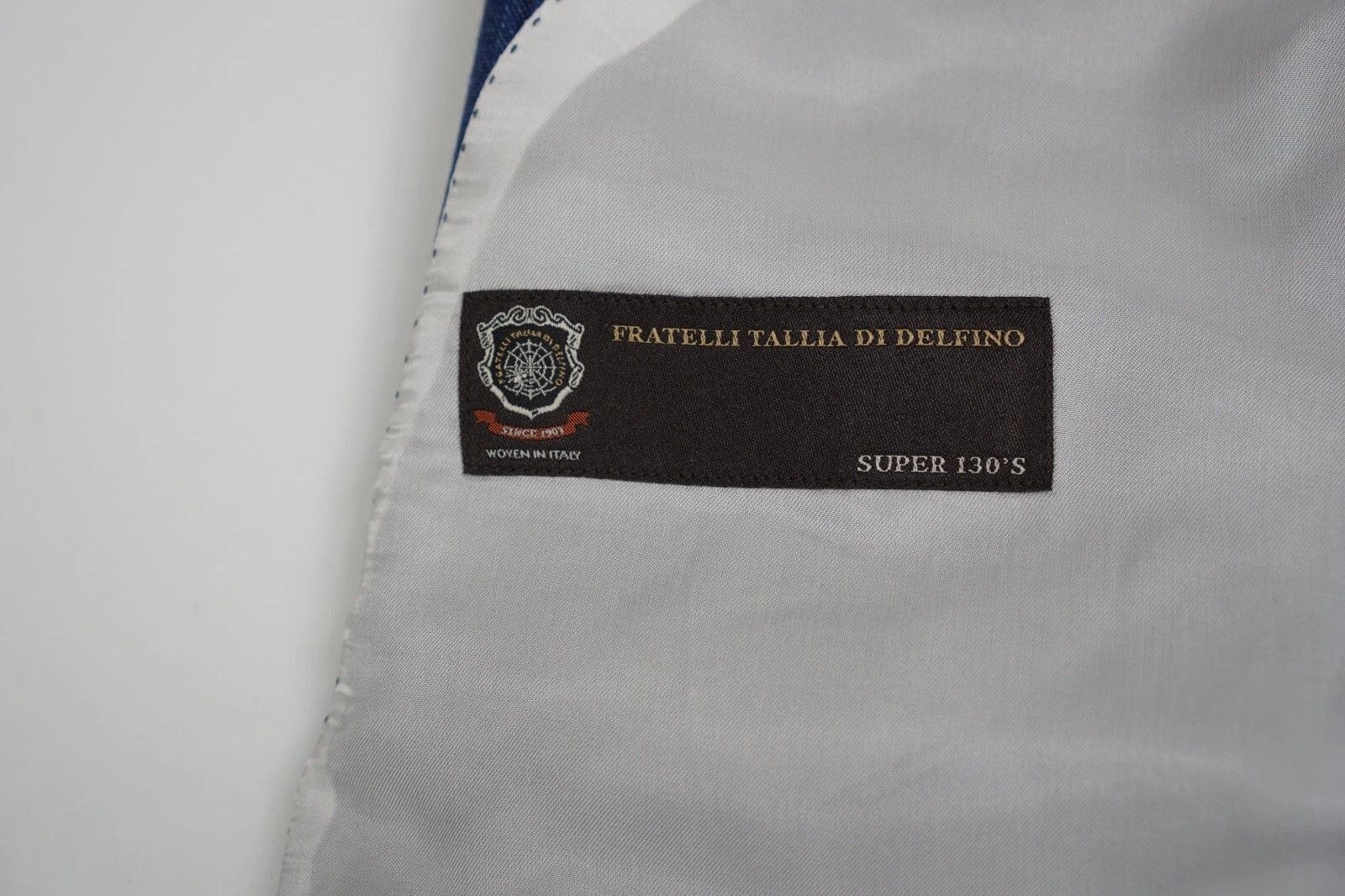Suitsupply Men Suitsupply Blazer Sienna Pure Wool S130 Blue Size US44 Size 44R - 6 Thumbnail