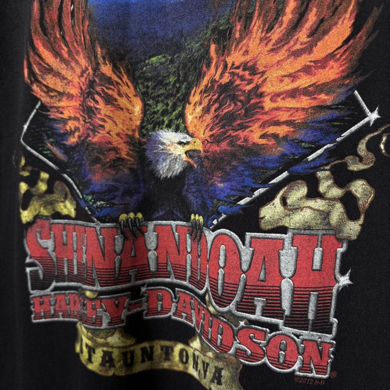 Harley Davidson × Japanese Brand × Vintage 🇺🇸2012 HARLEY-DAVIDSON Virginia Eagle Tank Size US L / EU 52-54 / 3 - 3 Thumbnail