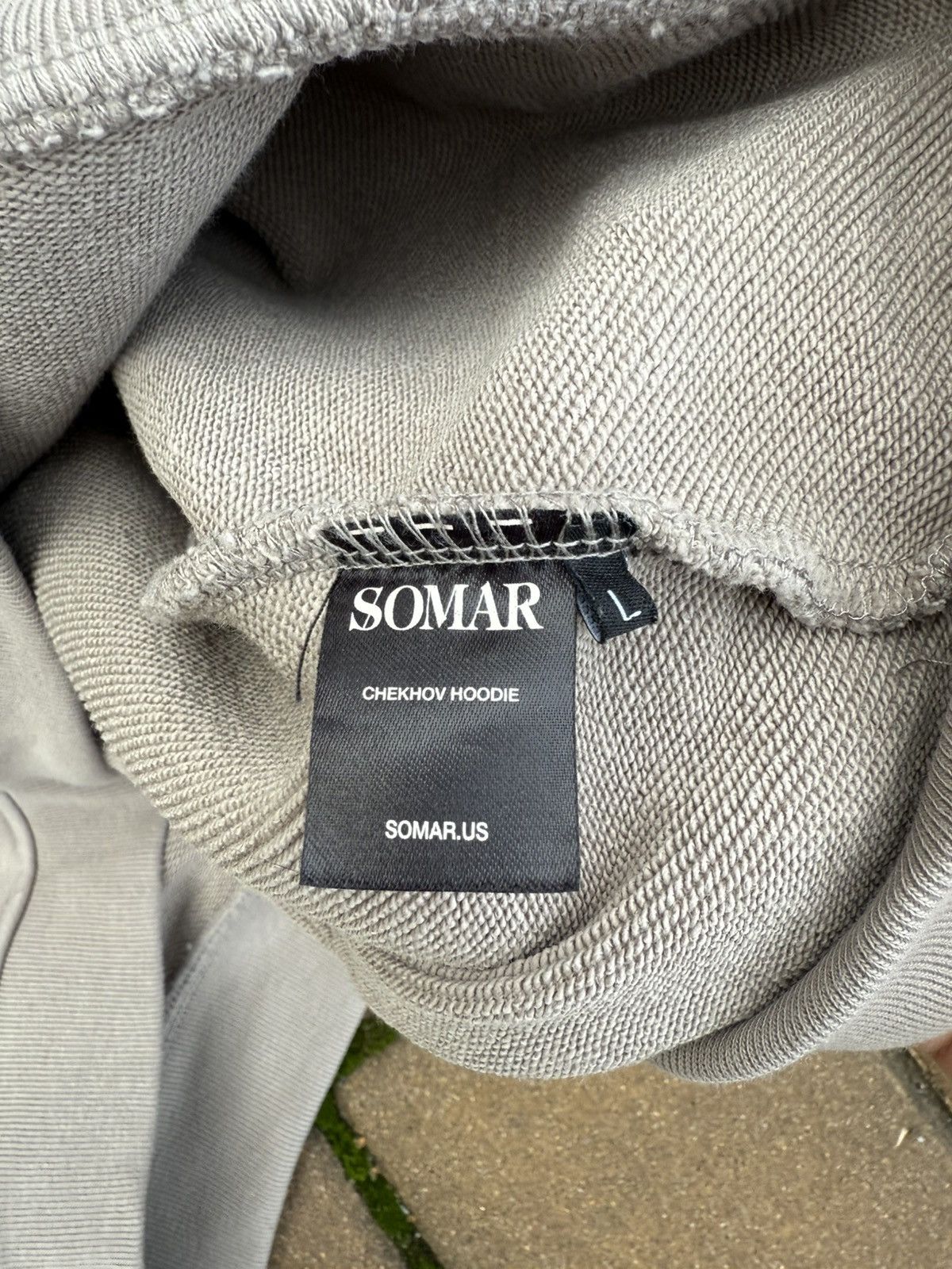 Somar Somar Chekhov Hooded Sweatshirt Dove Size L Size US L / EU 52-54 / 3 - 5 Thumbnail