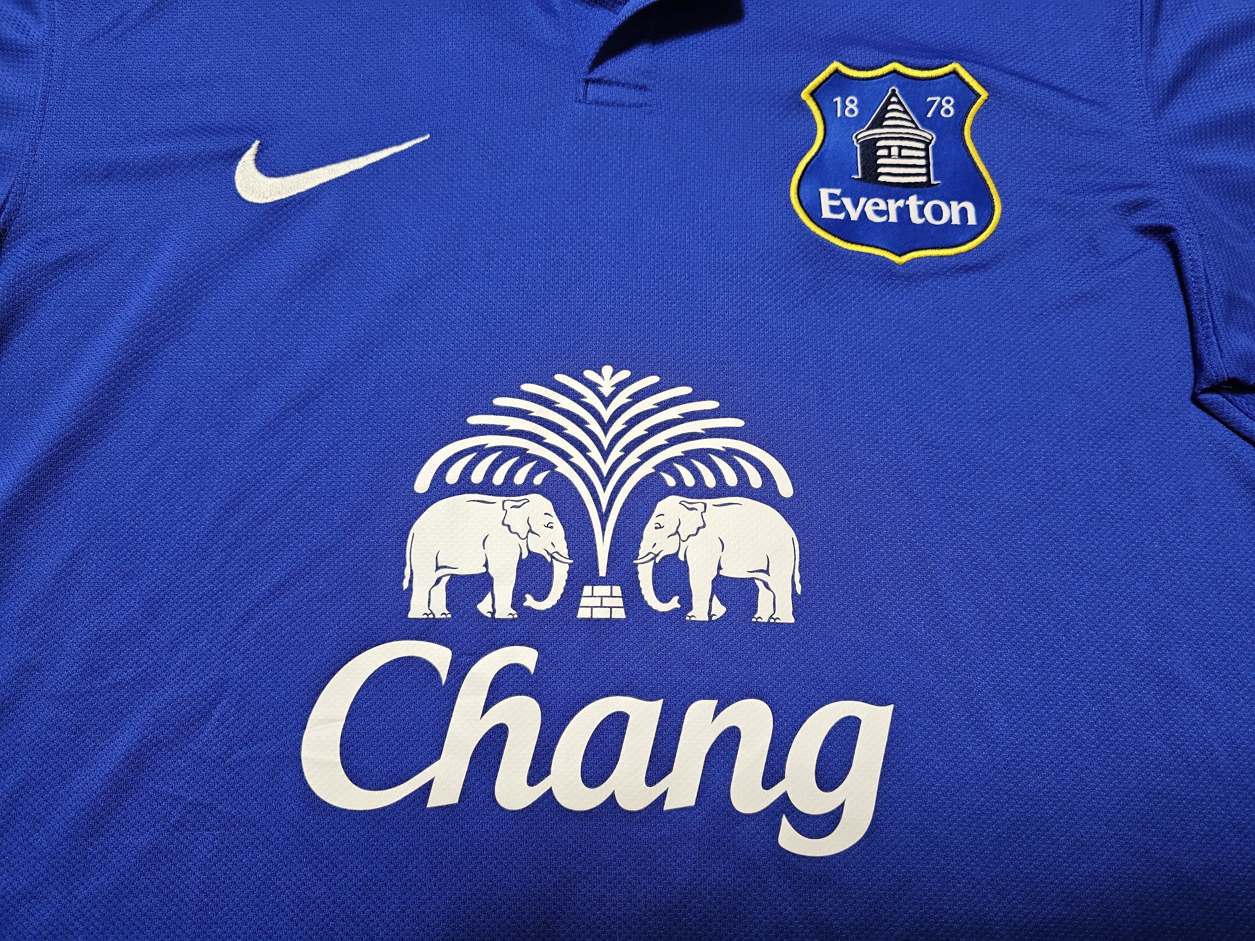 Nike × Vintage EVERTON 2013 2014 HOME FOOTBALL SHIRT SOCCER JERSEY Size US M / EU 48-50 / 2 - 3 Thumbnail