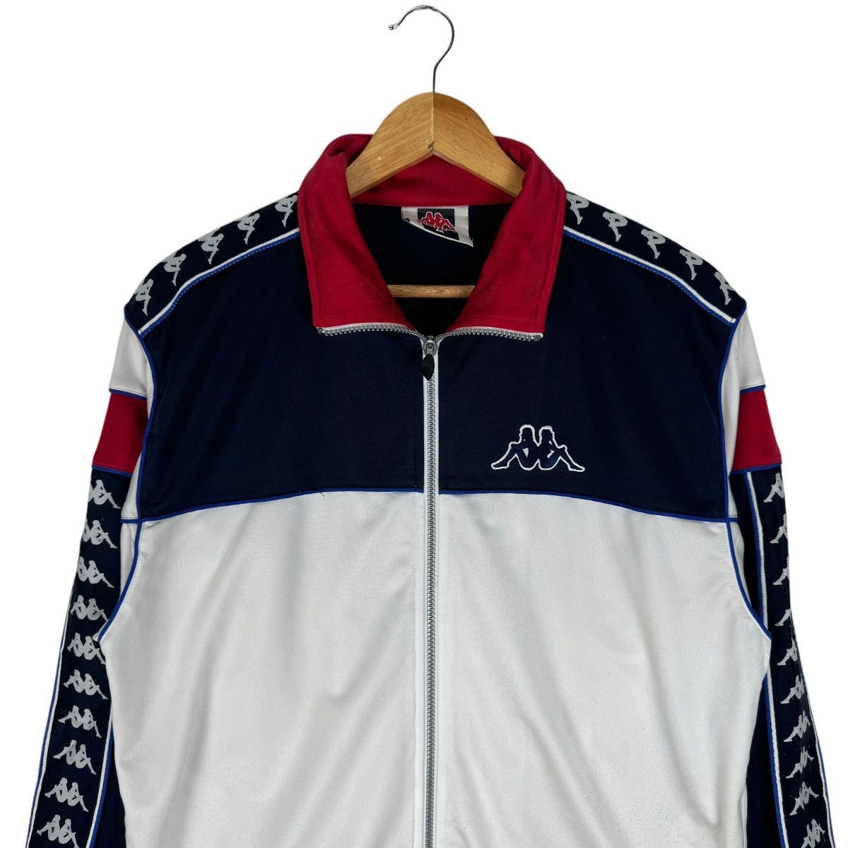 Kappa × Vintage 🌟KAPPA SIDE TAPE TRACK TOP ZIPPER JACKET Size US M / EU 48-50 / 2 - 3 Thumbnail
