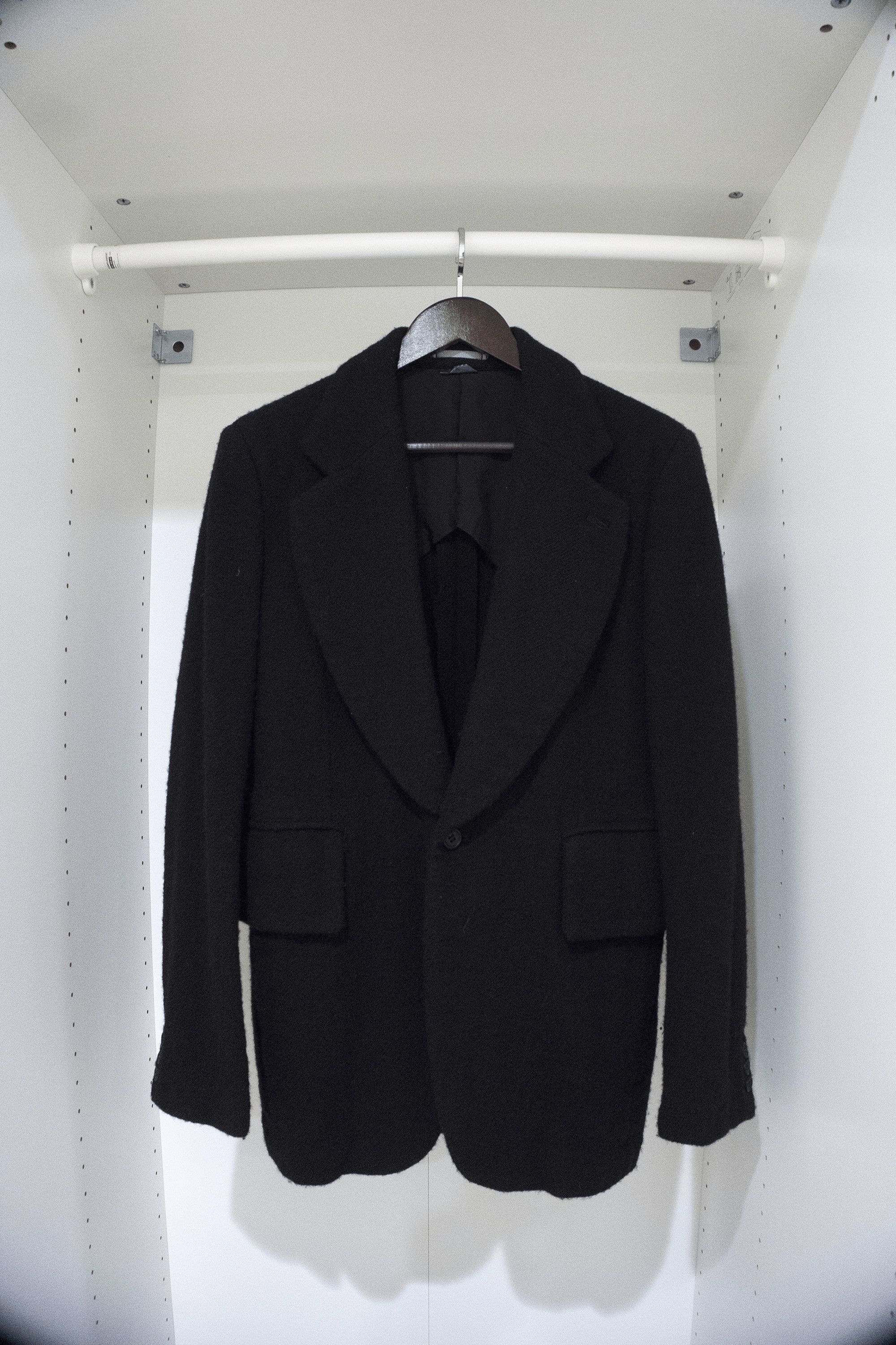 Comme des Garcons Homme Plus Boiled Wool Jacket Size 36R - 1 Thumbnail