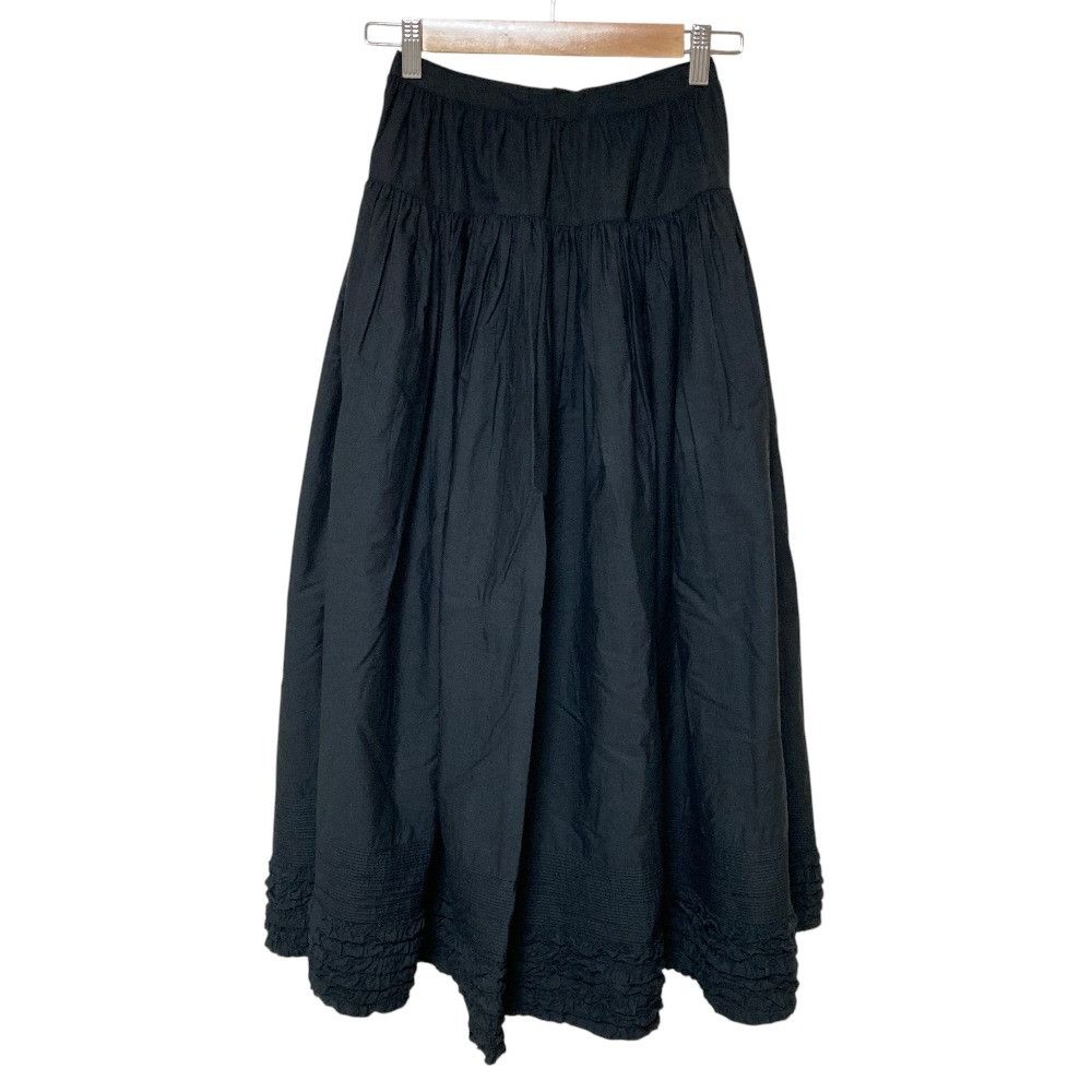 Other Other Pink House Ruffle Gathered Long Skirt Textile Skirts DUTY FREE for USA Size ONE SIZE - 1 Thumbnail
