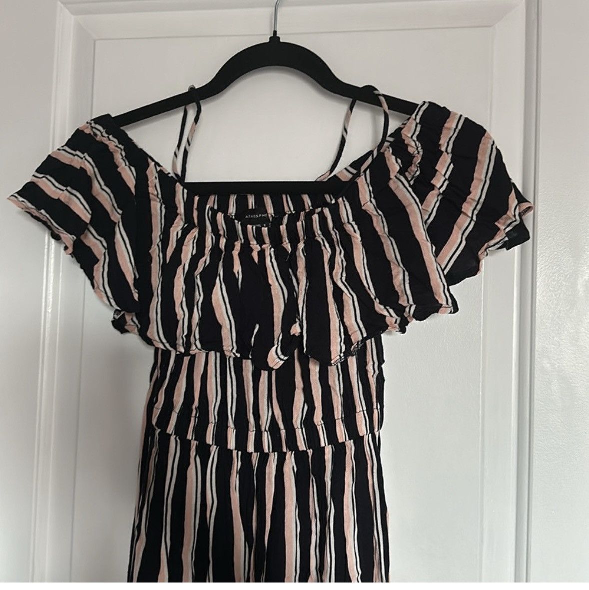 Other Long Stripped Ruffled Dress Size S / US 4 / IT 40 - 3 Thumbnail