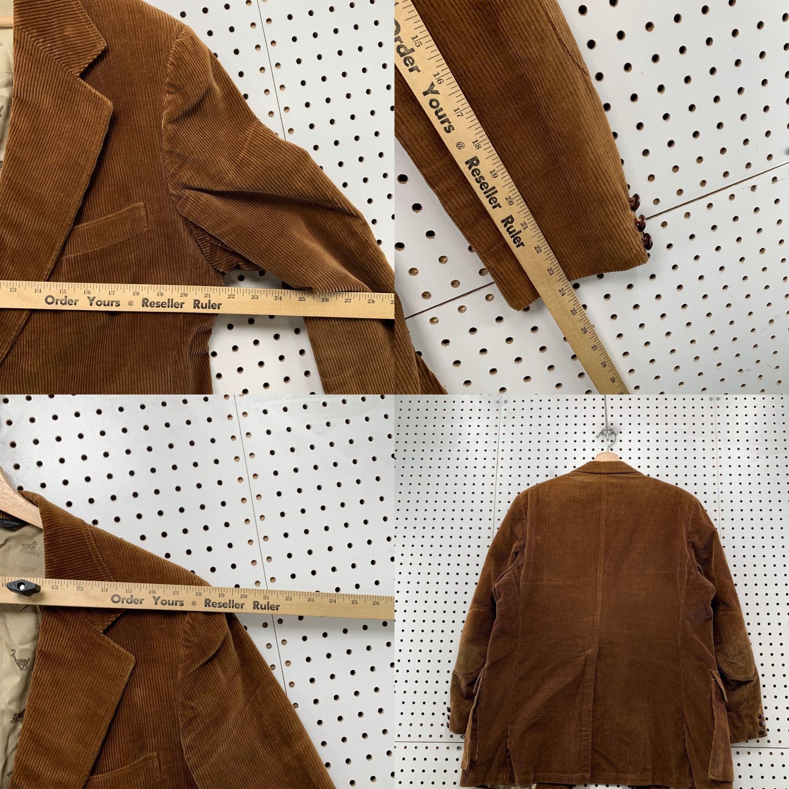 Vintage Vintage Cricketeer Corduroy Sport Coat Blazer Mens 42 Brown Heavyweight USA Blazer 60s 70s Mens Size 42R - 9 Thumbnail