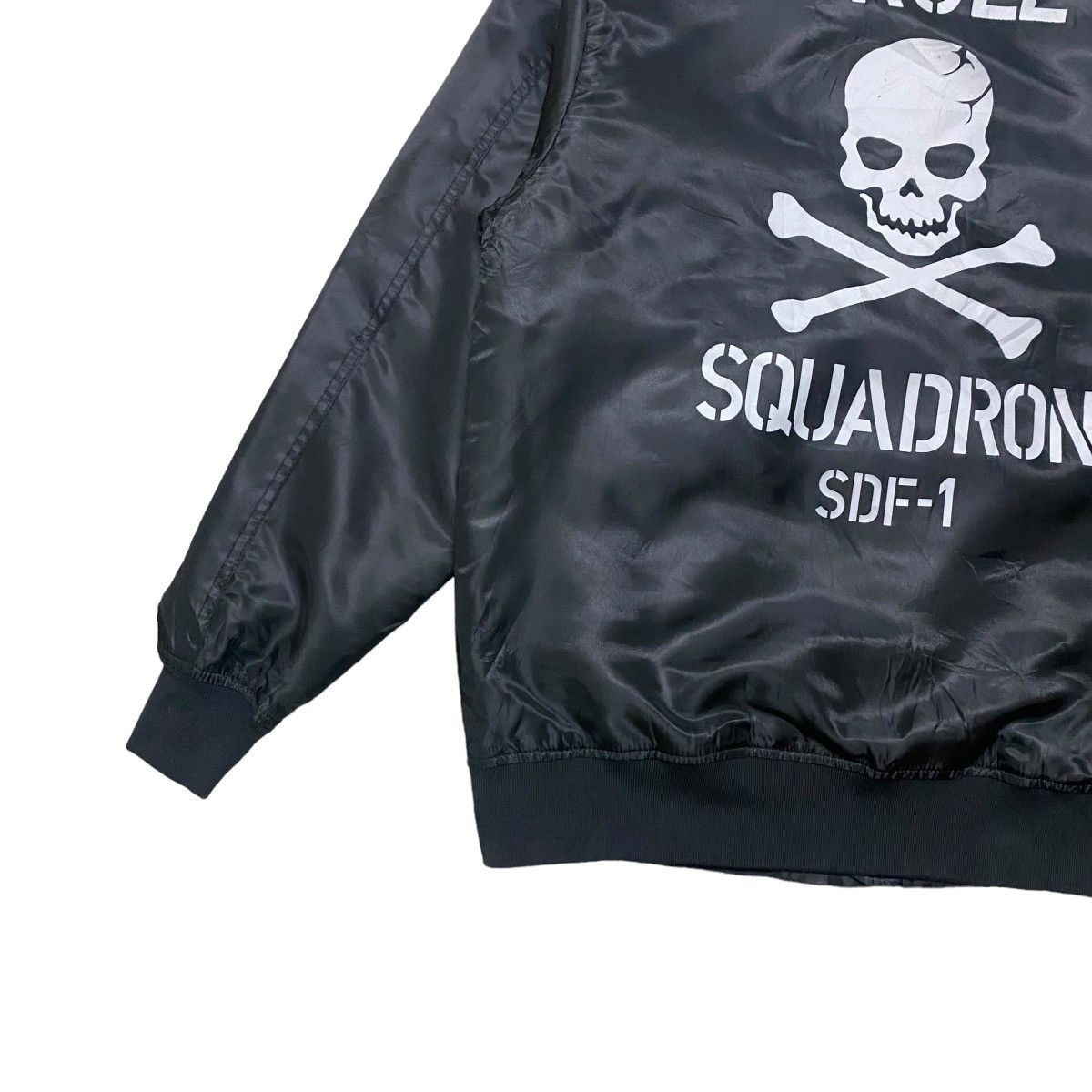 Anime Cospa Macross Roy Focker Bomber Jacket Skull Squadron SDF-1 Size US L / EU 52-54 / 3 - 10 Thumbnail