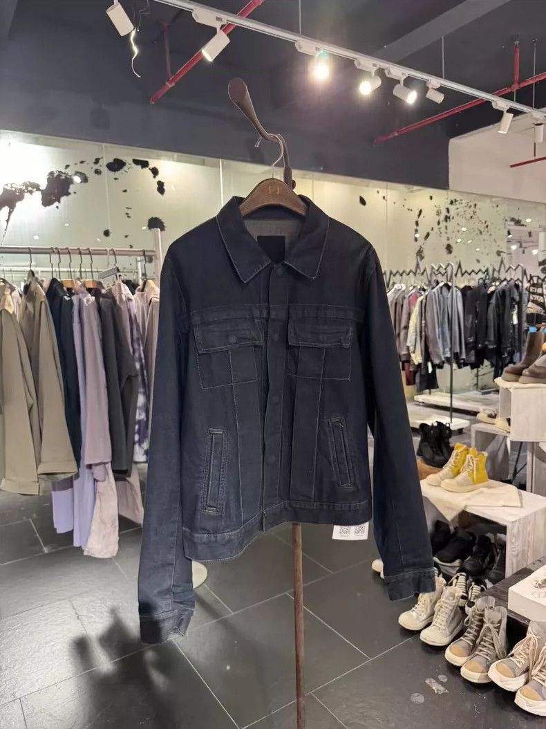 Rick Owens Rick Owens 2004 Wax-brushed Denim Jacket 2504-Nextarrow Size US M / EU 48-50 / 2 - 1 Thumbnail