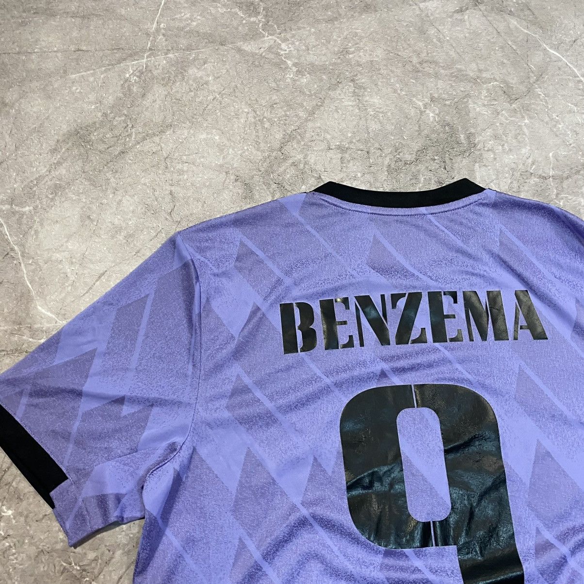 Adidas BENZEMA ! ADIDAS REAL MADRID TEE CHAMPIONS LIGA MATCH ISSUE Size US M / EU 48-50 / 2 - 19 Thumbnail