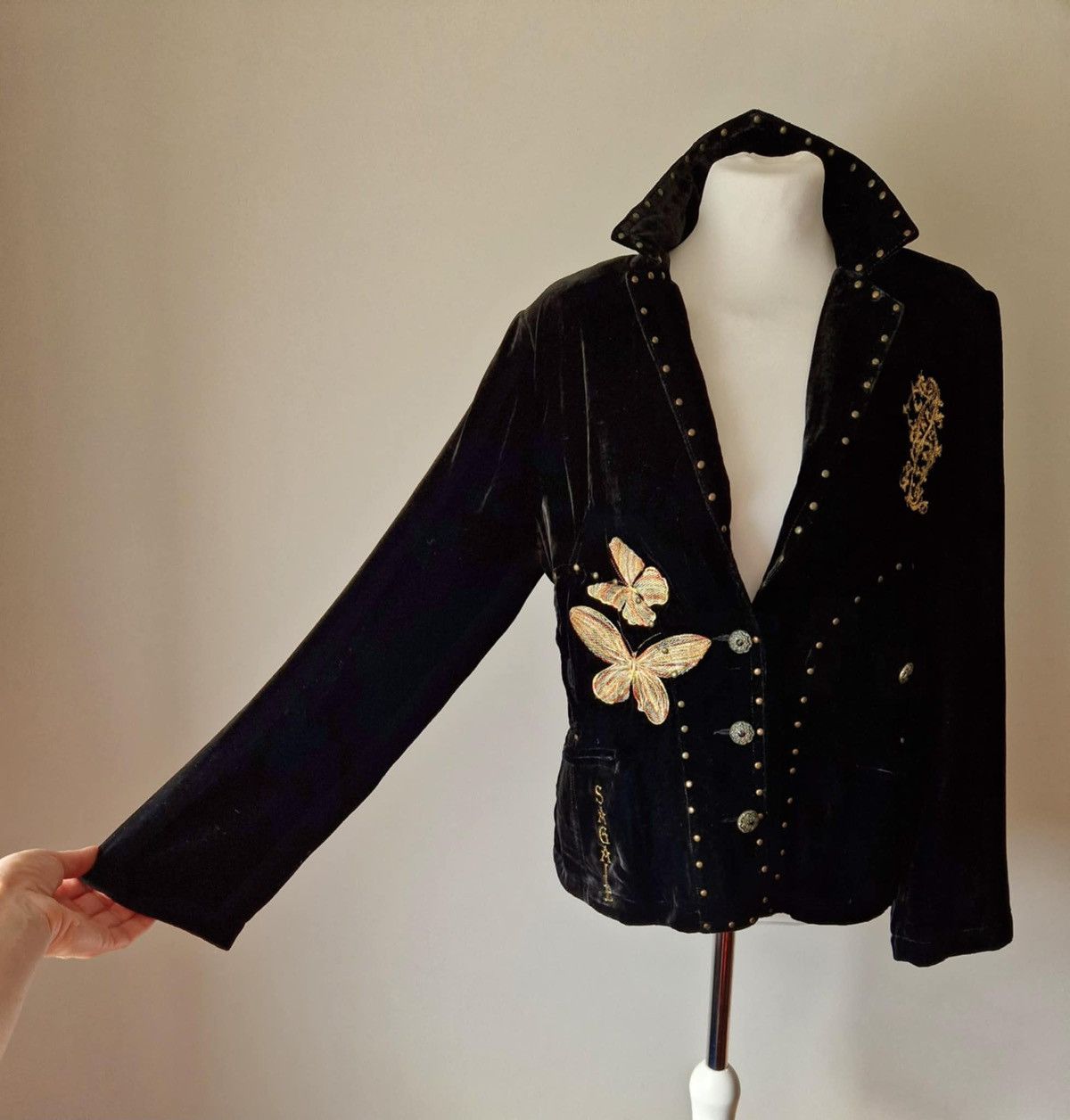 Vintage Sagaie Paris Jacket Size L / US 10 / IT 46 - 6 Thumbnail