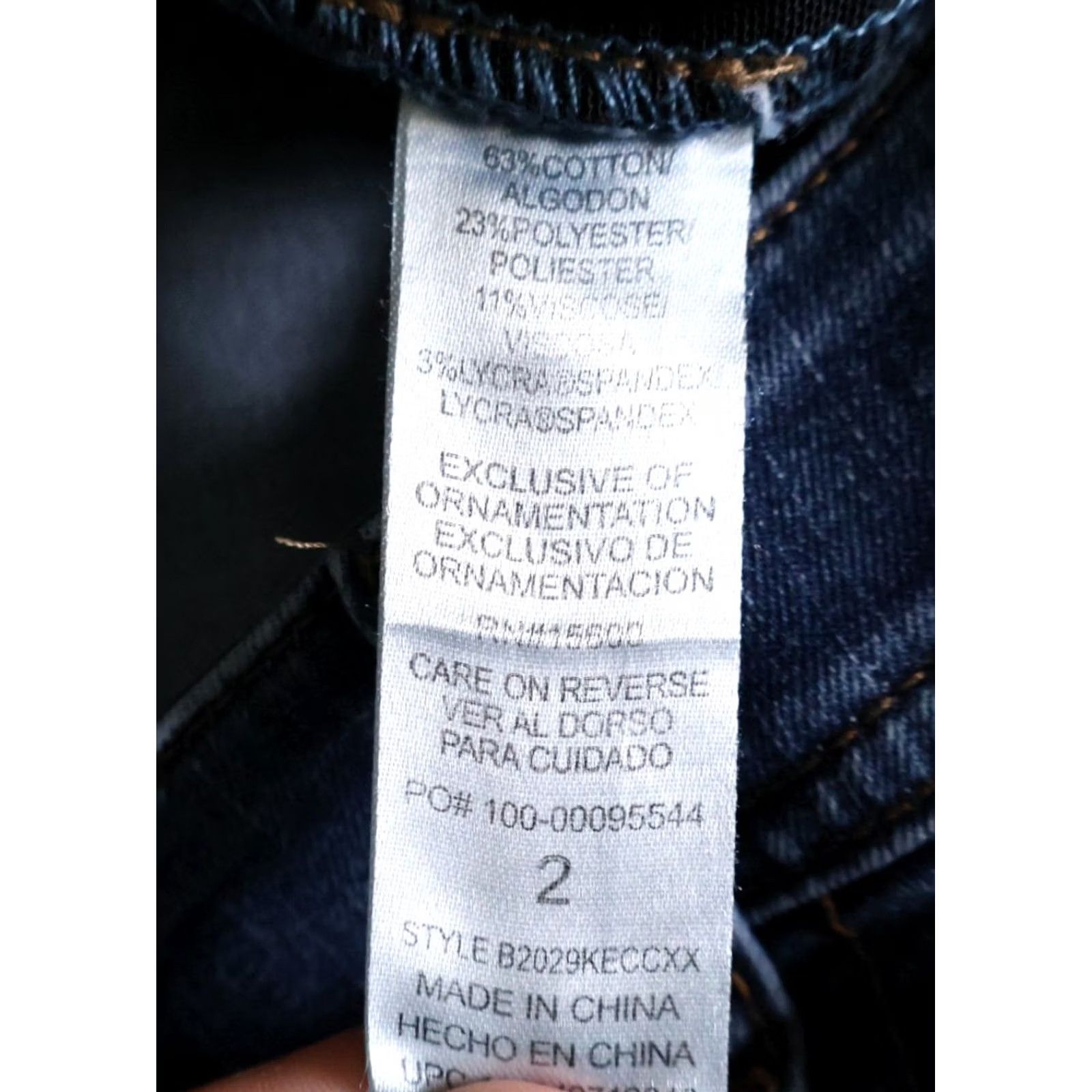 Vintage Democracy Ab Technology Jeans Women's 2 28 x 30 Blue Straight Leg Denim Size 26" / US 2 / IT 38 - 4 Thumbnail