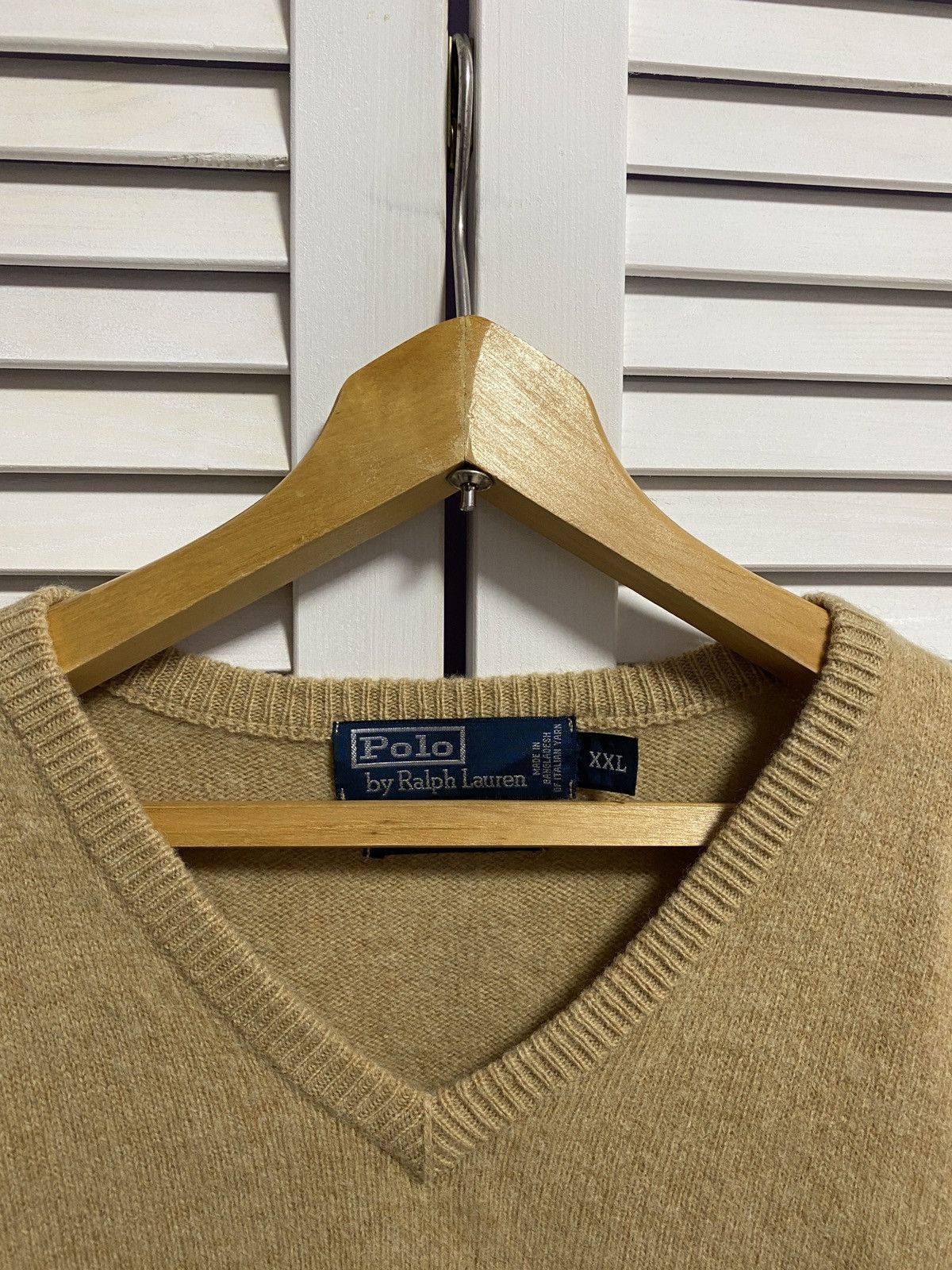 Ralph Lauren × Vintage Vintage Knit Sweater Polo Ralph Lauren Gold Logo Casual Size US XXL / EU 58 / 5 - 5 Thumbnail