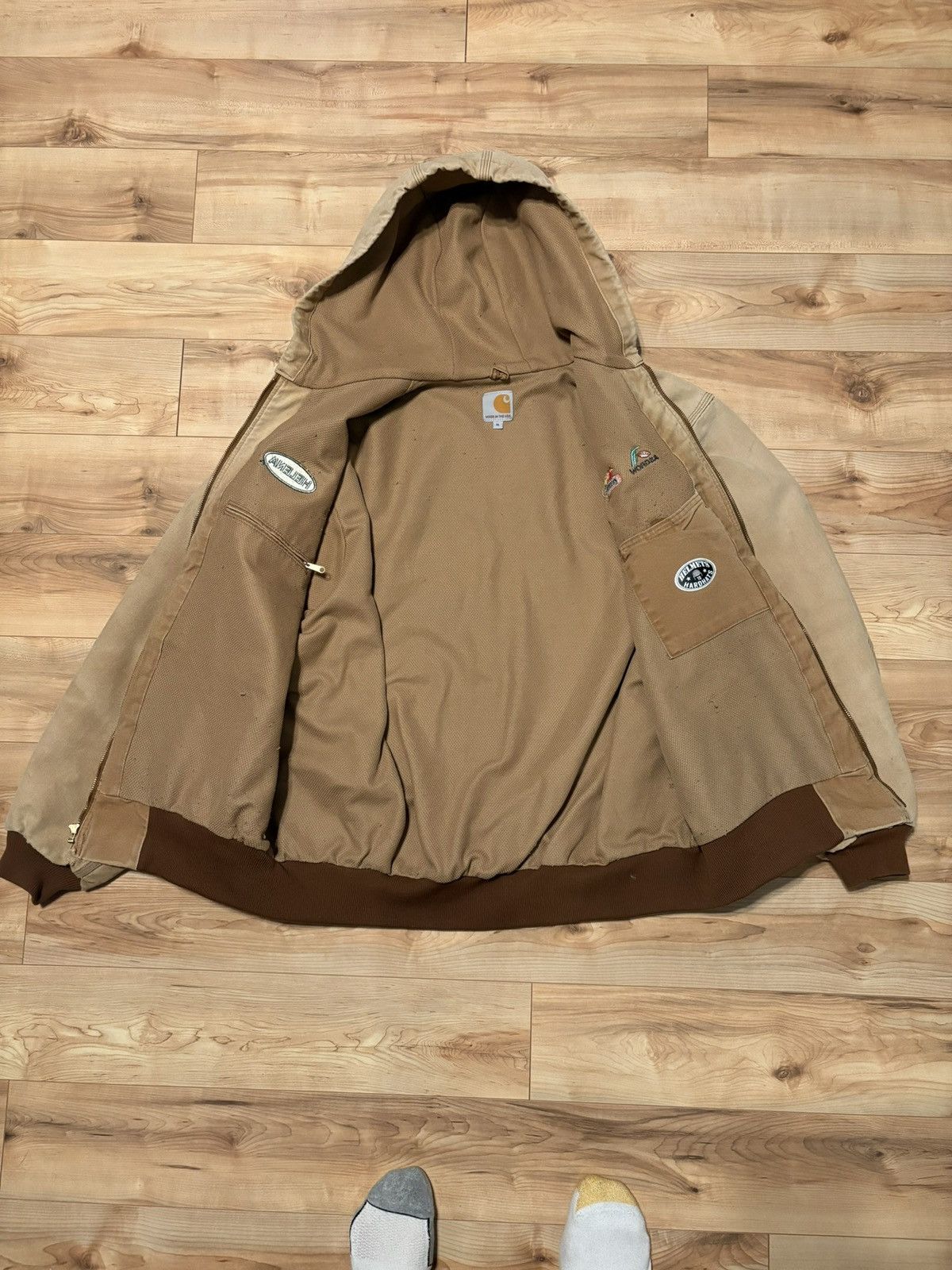 Carhartt Vintage Carhartt Coat with patchwork Size US XL / EU 56 / 4 - 2 Thumbnail