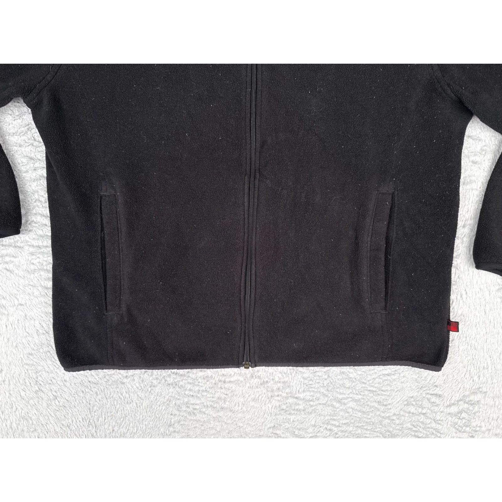 Vintage Woolrich Jacket Womens Large Black Fleece Full Zip Pockets Outdoor Hiking Warm - Womens Jacket - Black - Woolrich Size L / US 10 / IT 46 - 5 Thumbnail