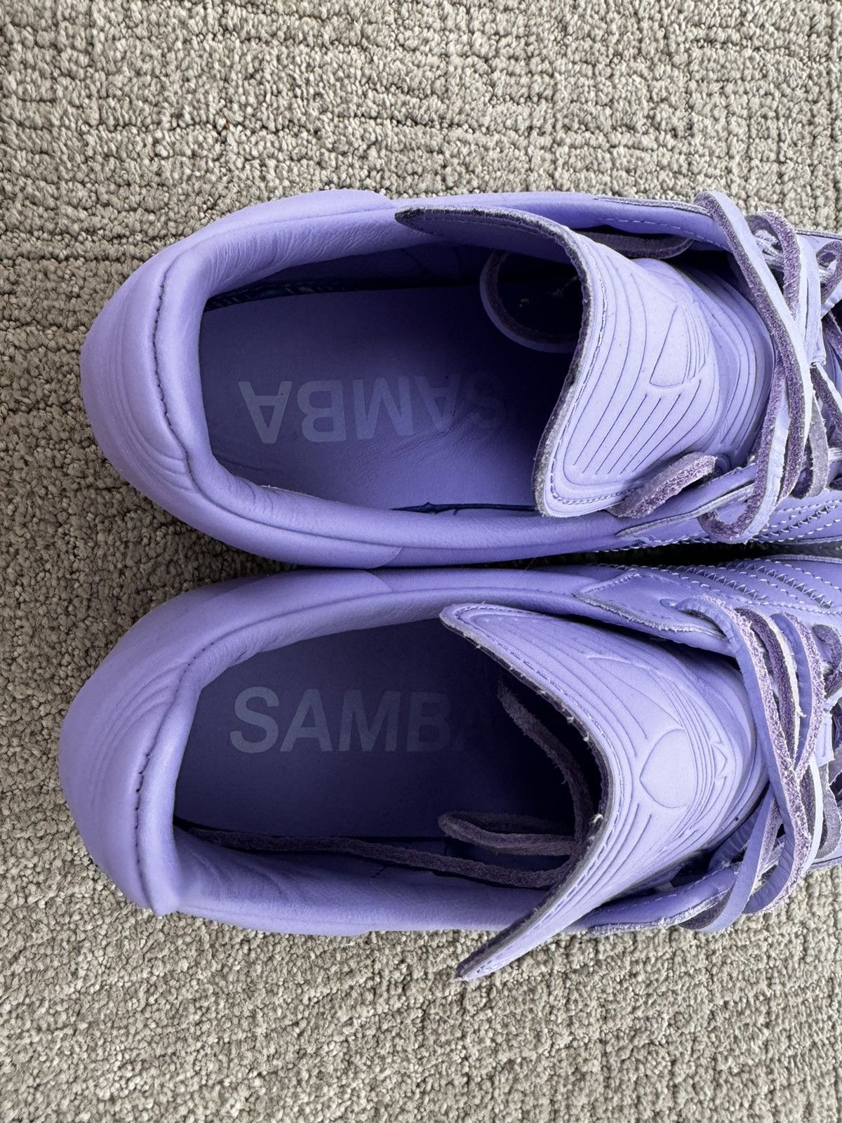 Adidas × Pharrell Samba Pharrell Humanrace Purple Sneakers Size US 12.5 / EU 45-46 - 5 Thumbnail