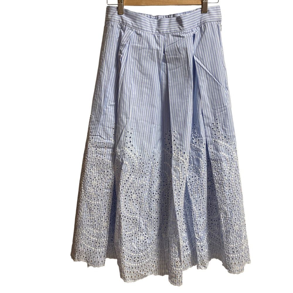 Other Other Ingeborg Stripe Embroidery Long Skirt Textile Skirts A2281FS409 DUTY FREE for USA Size ONE SIZE - 1 Thumbnail