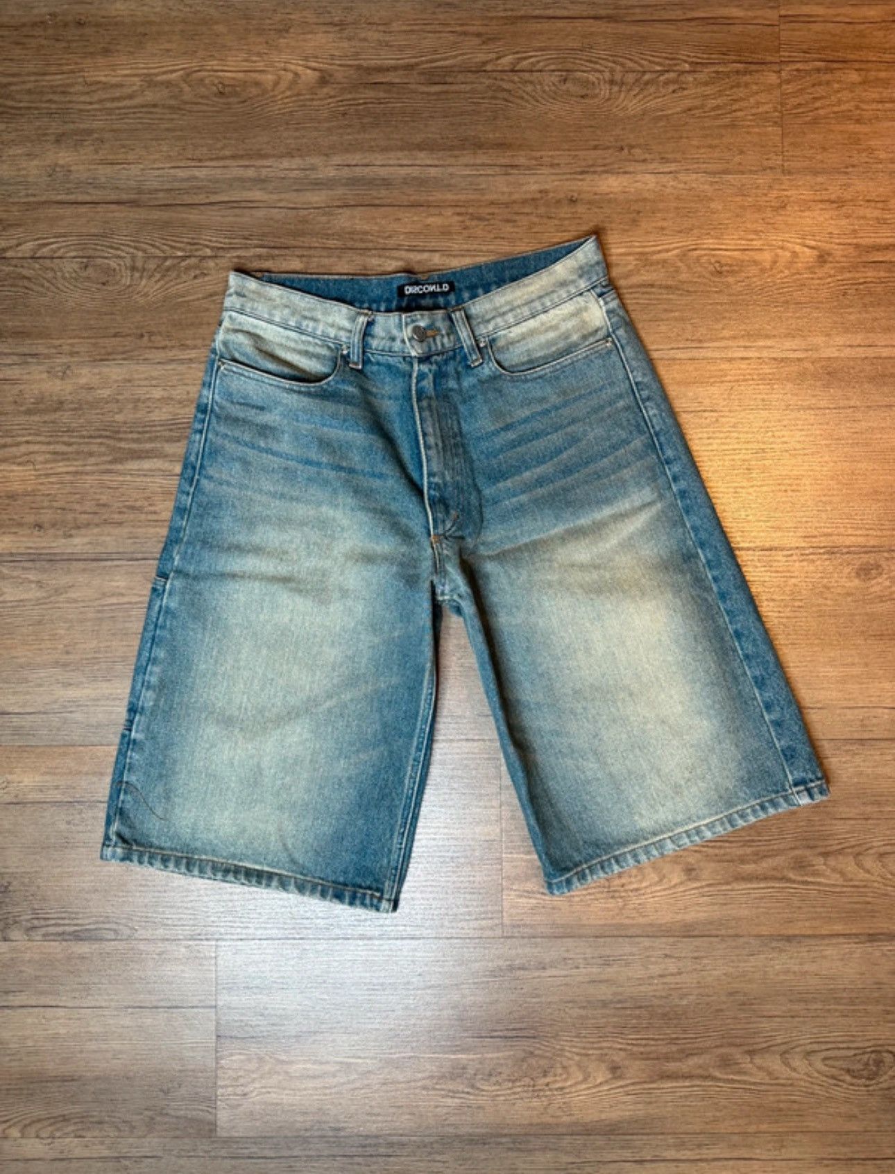 Other Discont D Washed Jeans Shorts Size US 30 / EU 46 - 1 Thumbnail