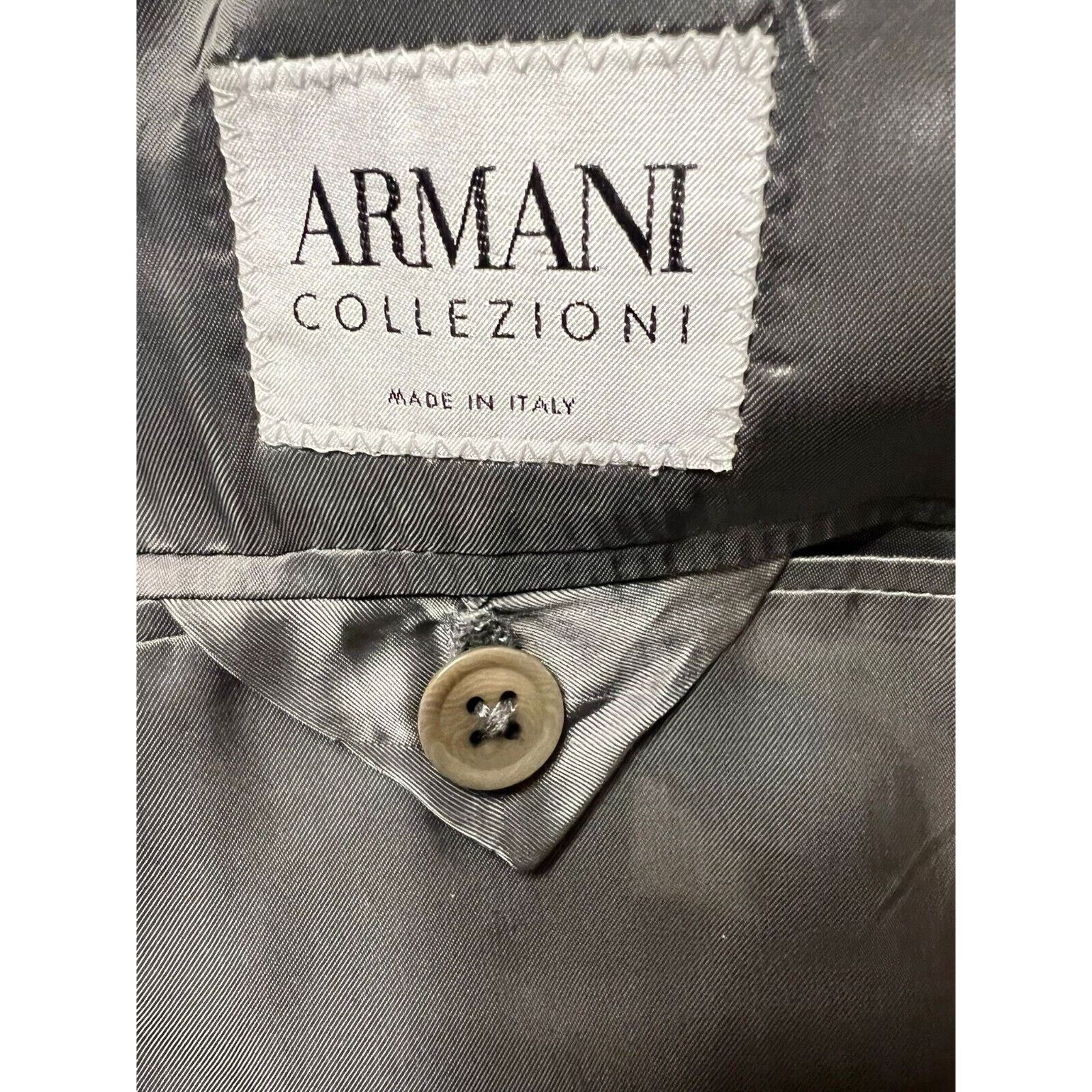 Armani Collezioni Armani Collezioni 3bt Blazer Jacket 46 R Size 46R - 7 Thumbnail