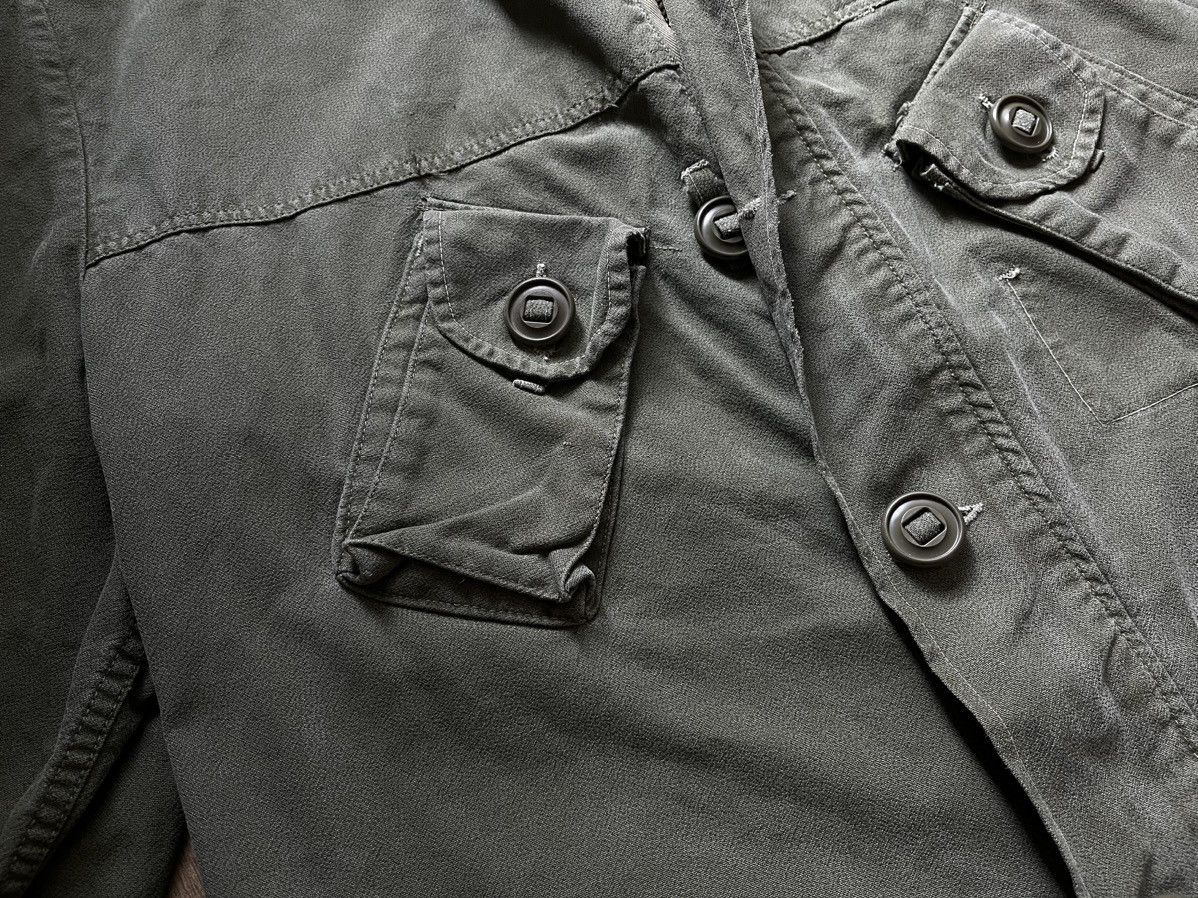 Vintage Vintage 1967 US Army OG-107 Combat Jacket, Quarpel Treated Size US XL / EU 56 / 4 - 5 Thumbnail
