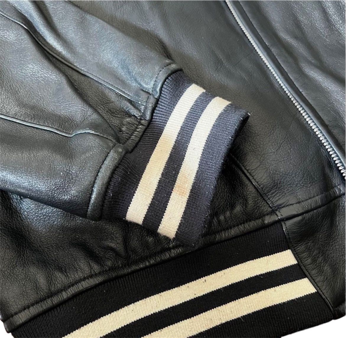 MLB × New York Yankees × Supreme Supreme x New York Yankees Leather Jacket Size US L / EU 52-54 / 3 - 5 Thumbnail