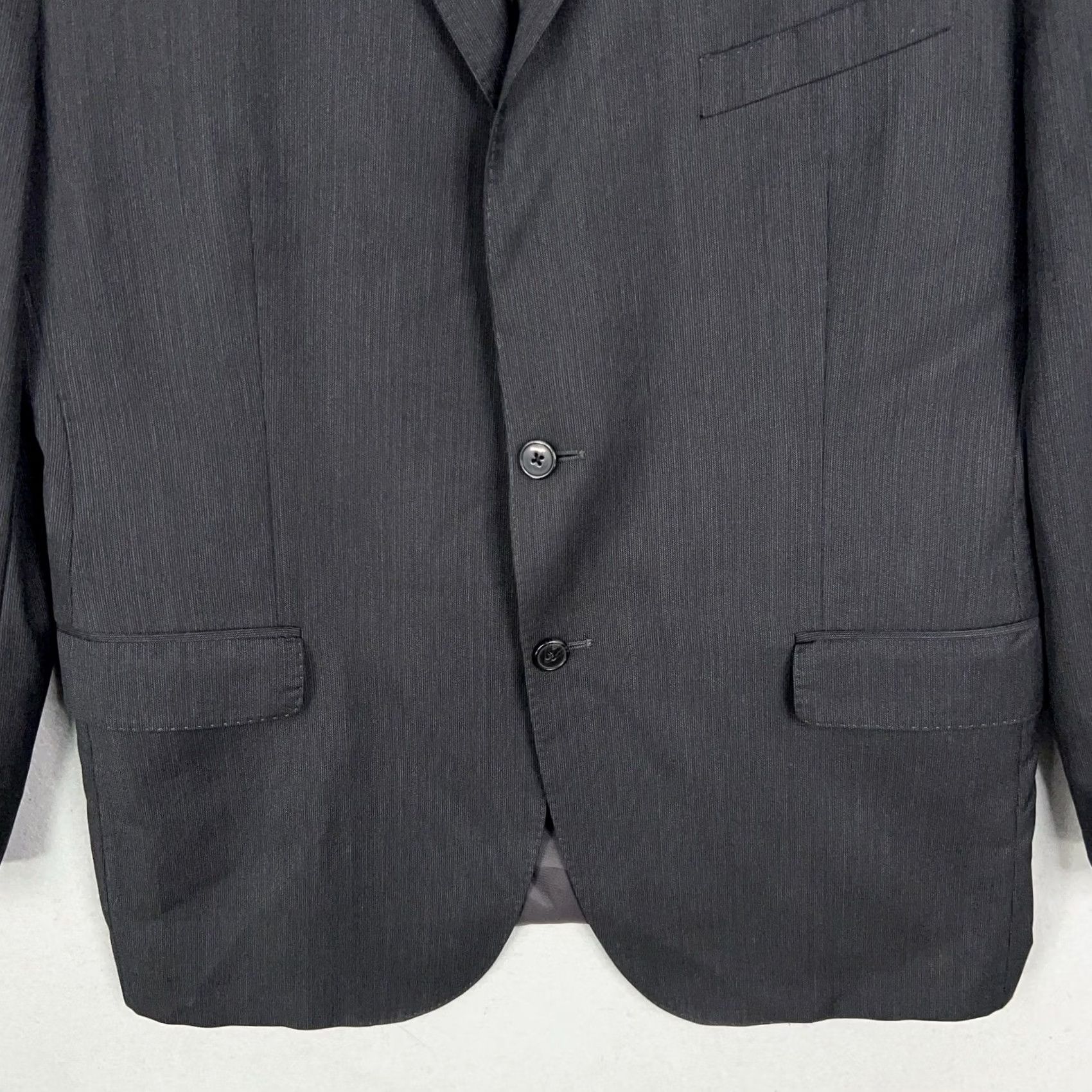 Ermenegildo Zegna Ermenegildo Zegna Jacket Mens 44 Gray Blazer 44R Wool Silk Saks Fifth Avenue USA Made Size 44R - 3 Thumbnail