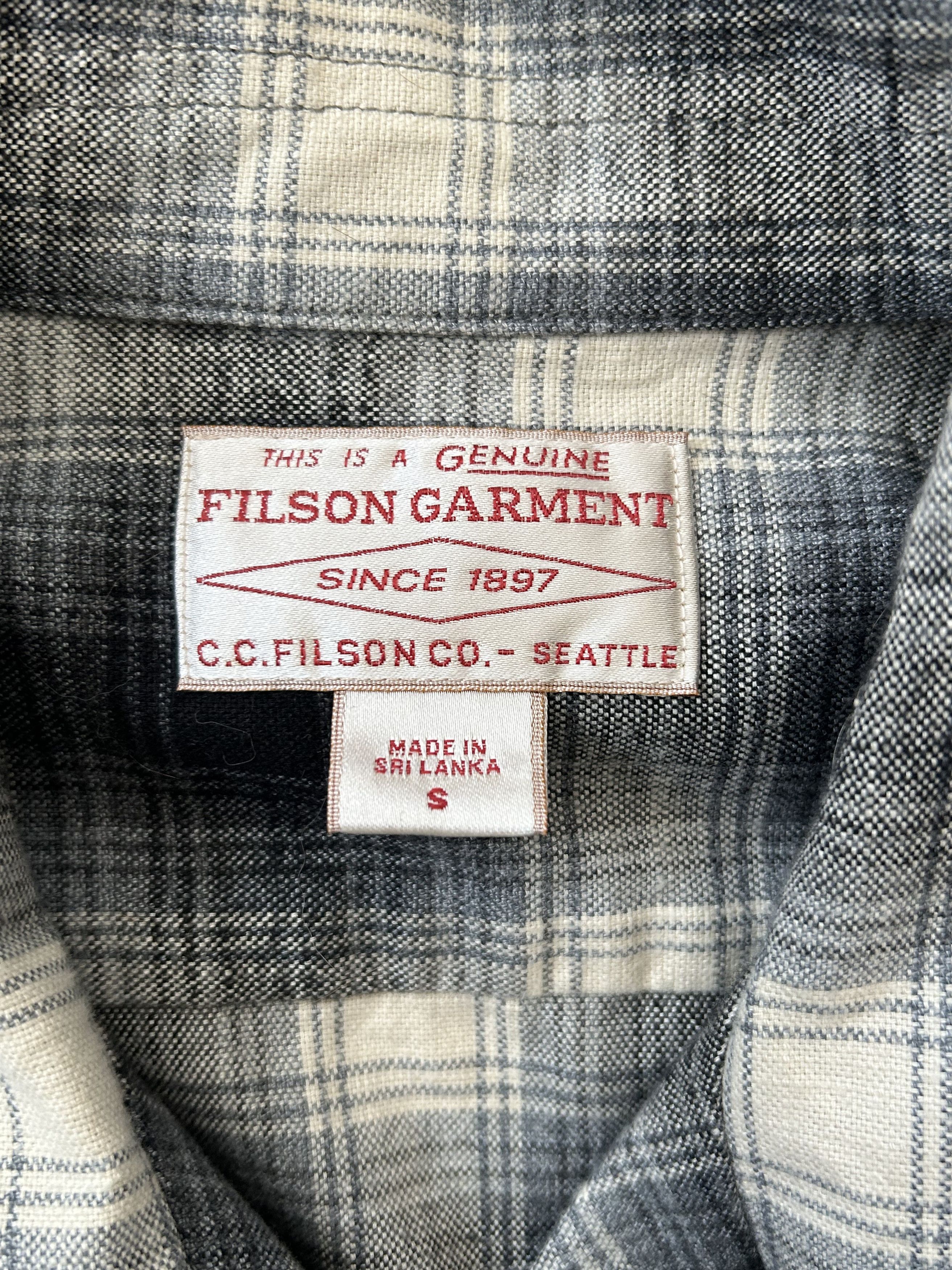 Filson Elk Heights Camp Shirt - Black/Grey Plaid Size US S / EU 44-46 / 1 - 3 Thumbnail