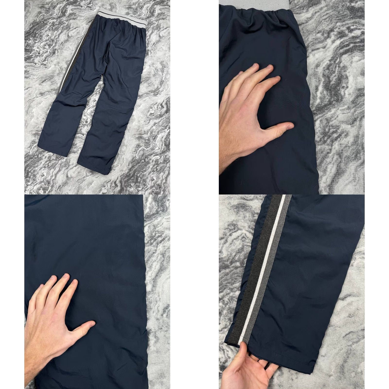 Dolce & Gabbana Dolce Gabbana Pants Men Size 34 Blue Nylon Stripped Size US 34 / EU 50 - 8 Thumbnail