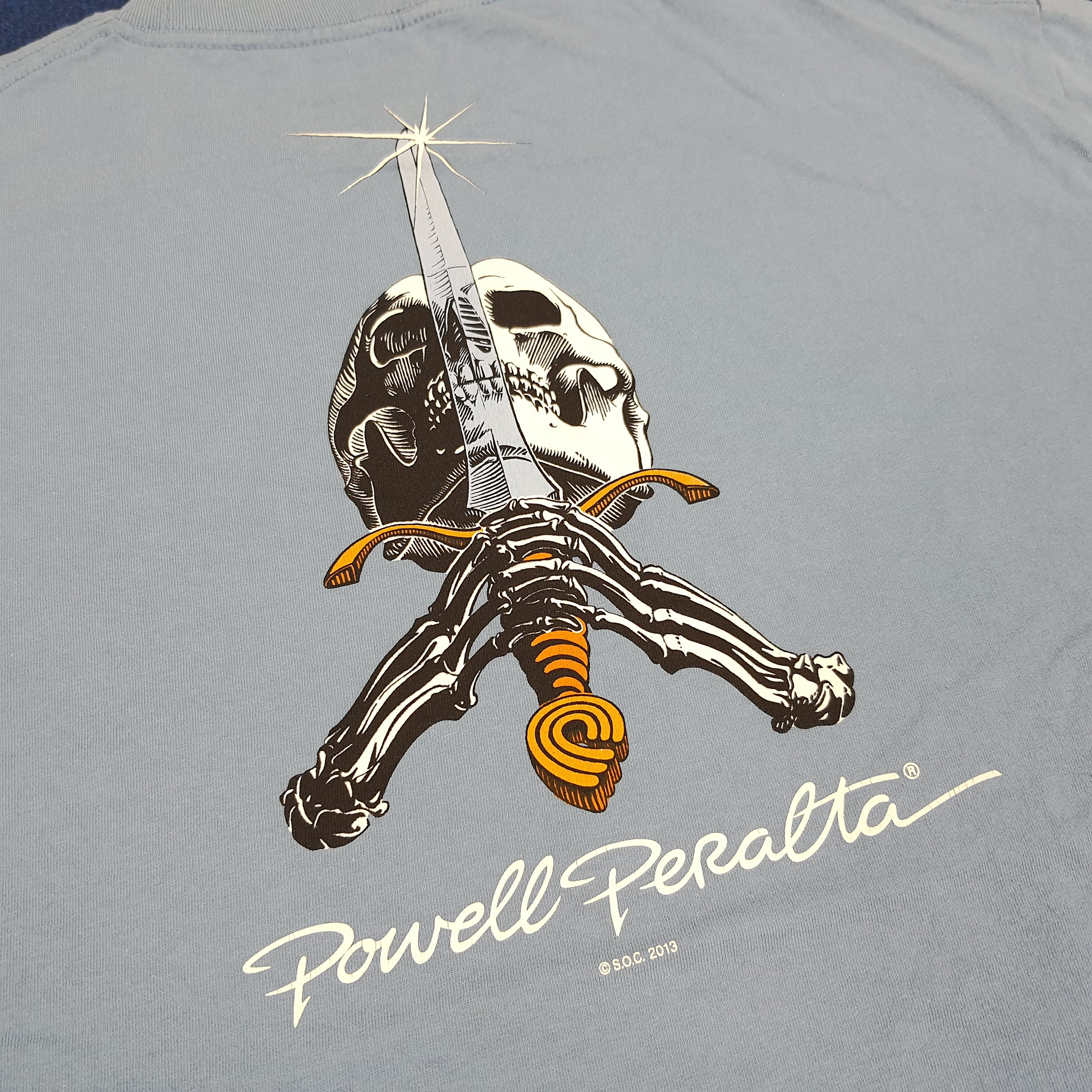Powell Peralta × Vintage Vintage Powell Peralta Skate Tshirt Size US XL / EU 56 / 4 - 2 Thumbnail
