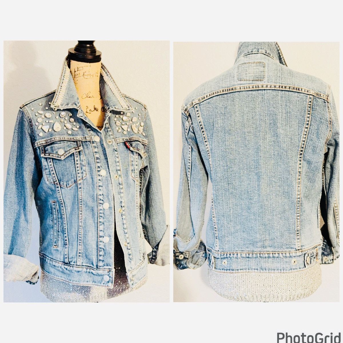 Levi's LEVI’s Limited Edition Embellished Jacket Size M / US 6-8 / IT 42-44 - 11 Thumbnail