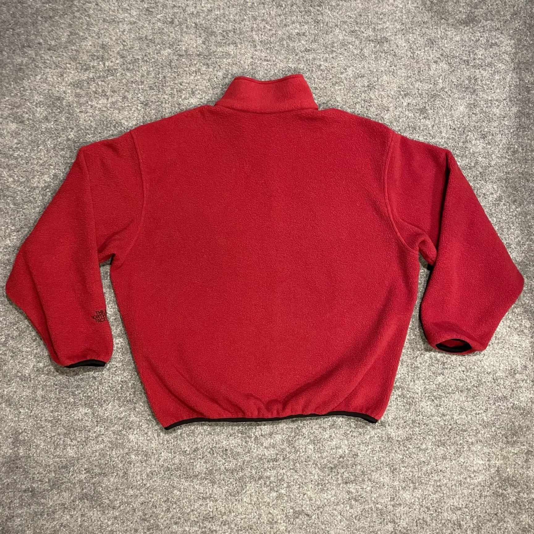 The North Face VINTAGE The North Face Mens XL Red 90s Fleece Half Zip Pullover Outdoor Hiking Casual Shirt Size US XL / EU 56 / 4 - 3 Thumbnail