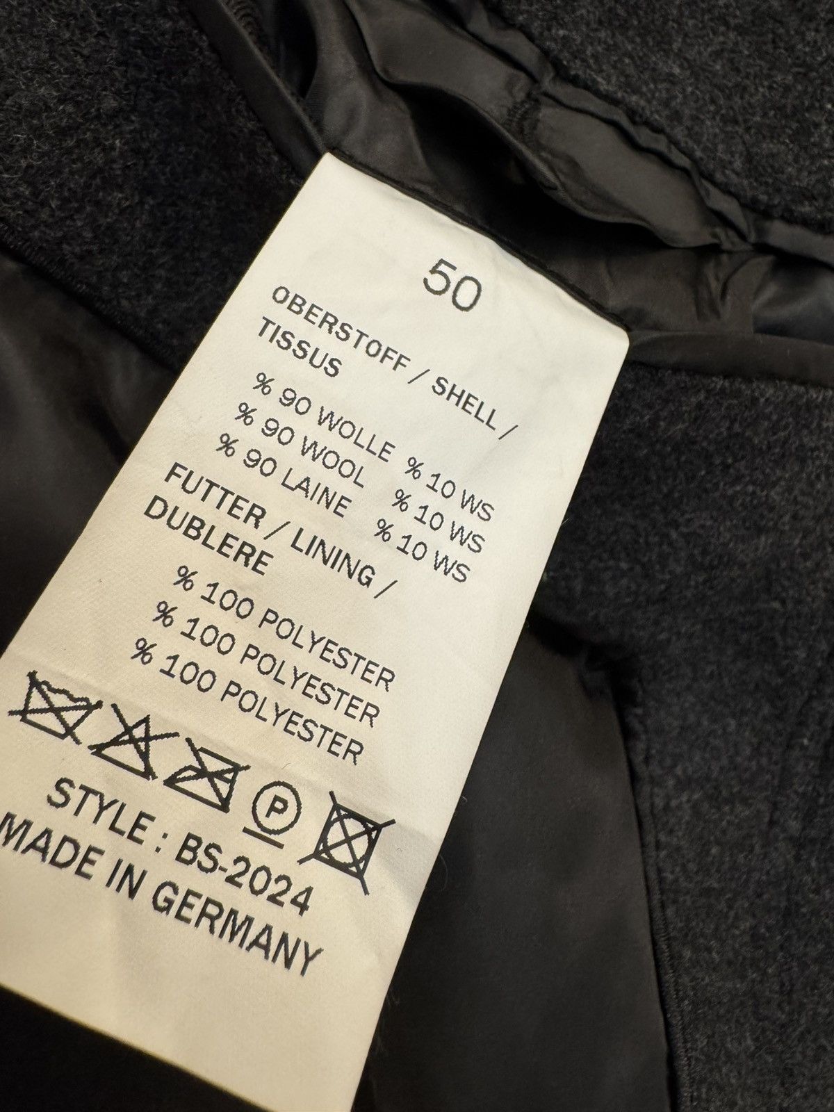 Baldessarini Baldessarini BS-2024 Wool Coat size 50 M Size US M / EU 48-50 / 2 - 11 Thumbnail