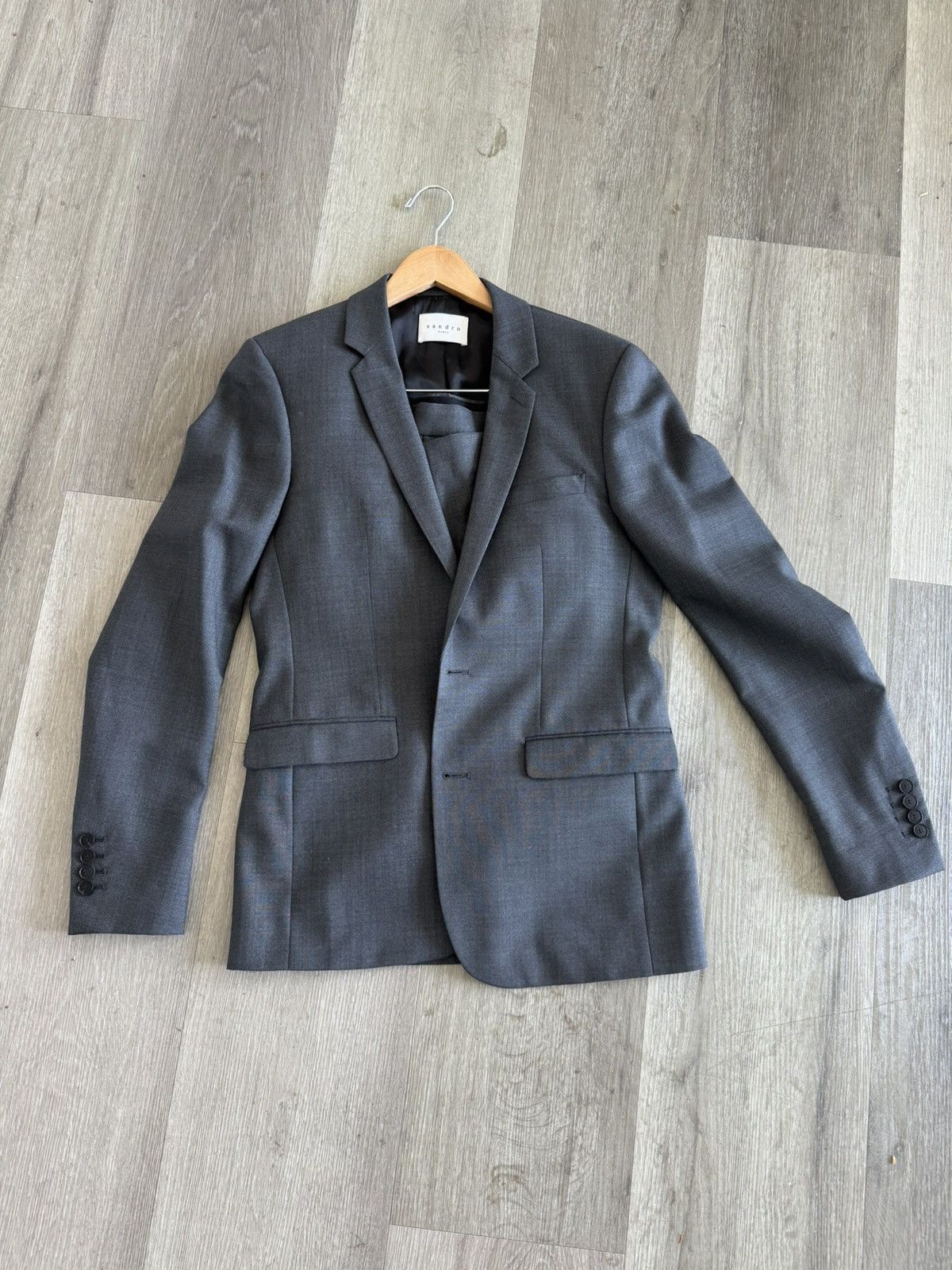 Sandro Sandro suit Grey size 46 Size 46R - 1 Thumbnail
