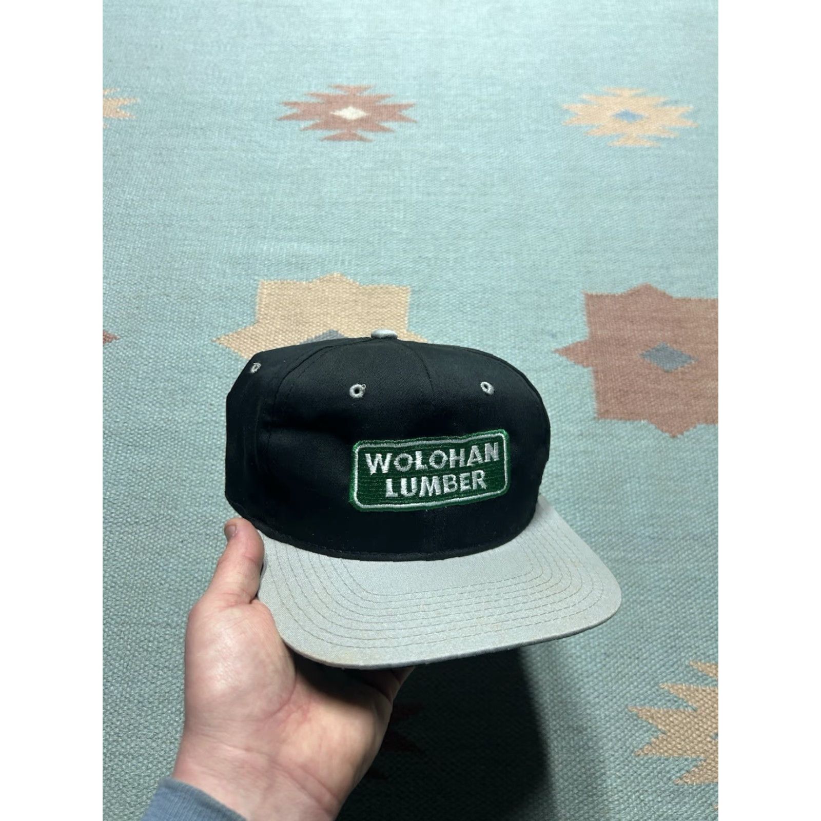 Vintage VINTAGE Yupoong SnapBack hat cap Black embroidered adjustable Michigan Mens Cap Size ONE SIZE - 2 Thumbnail