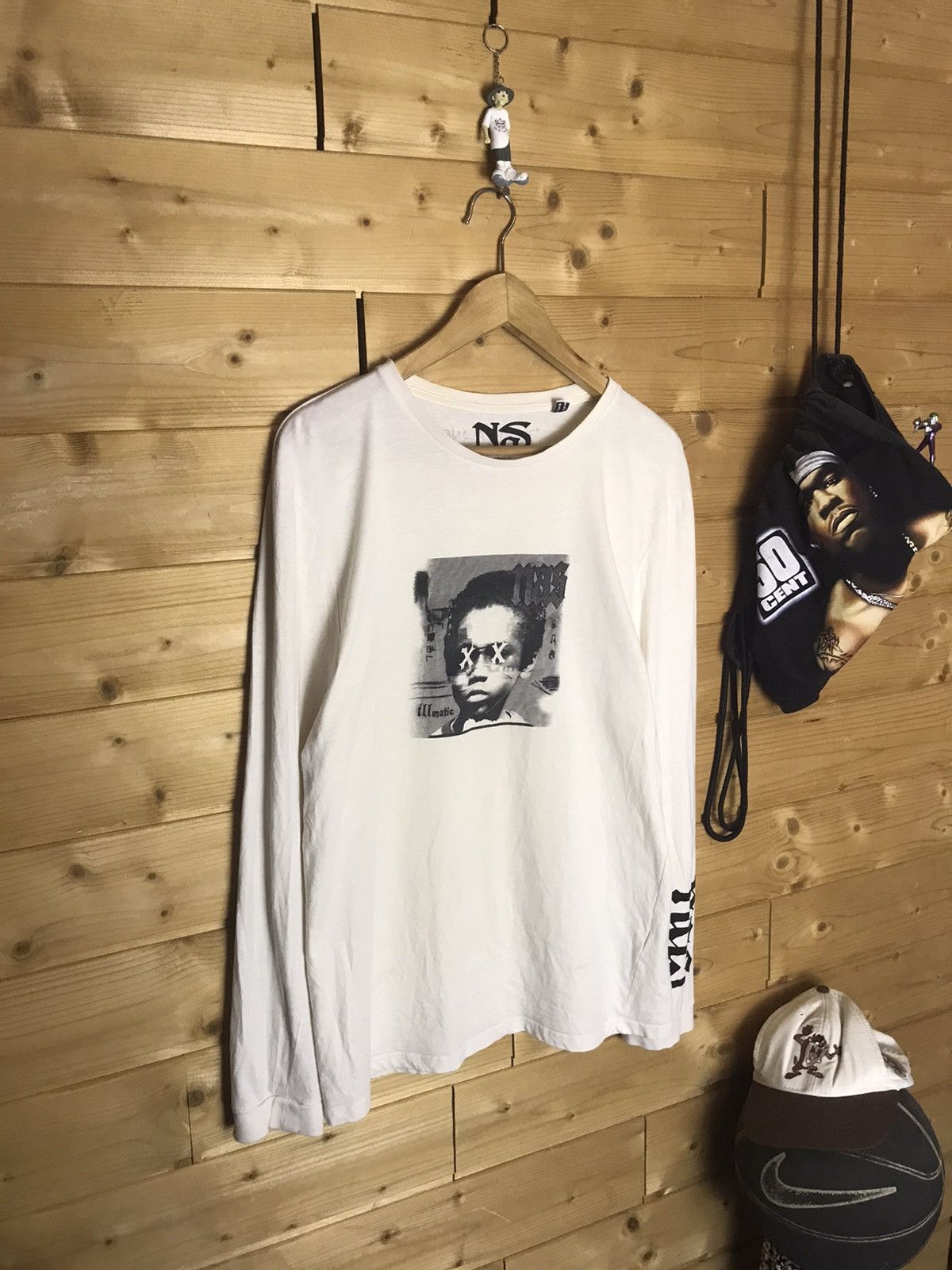 Band Tees Nas long sleeve shirt Size US L / EU 52-54 / 3 - 2 Thumbnail