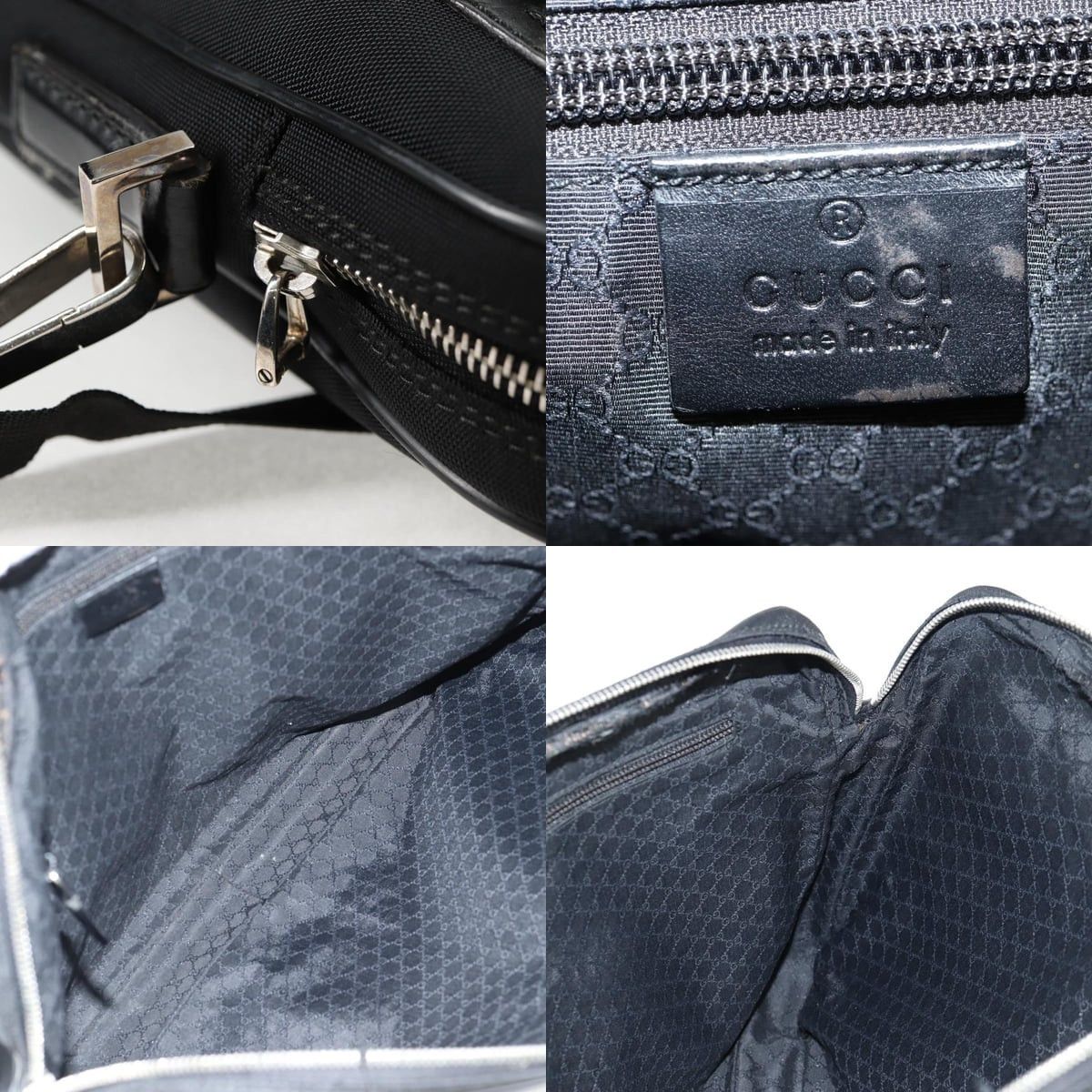 Gucci GUCCI Shoulder Bag Nylon Black Silver Size ONE SIZE - 12 Thumbnail