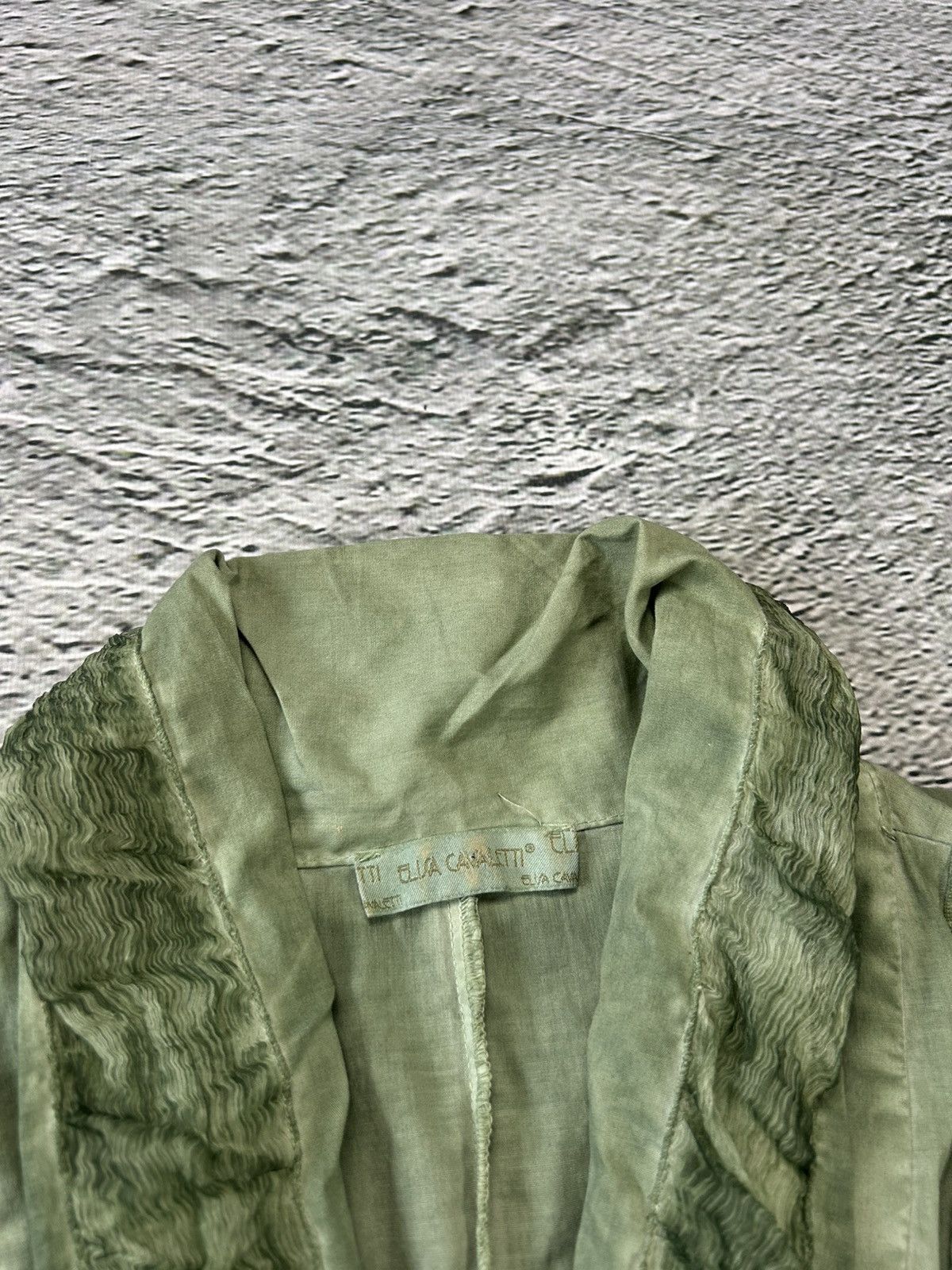 Elisa Cavaletti Elisa Cavaletti vintage Blouse shirt avant garde green Size M / US 6-8 / IT 42-44 - 2 Thumbnail