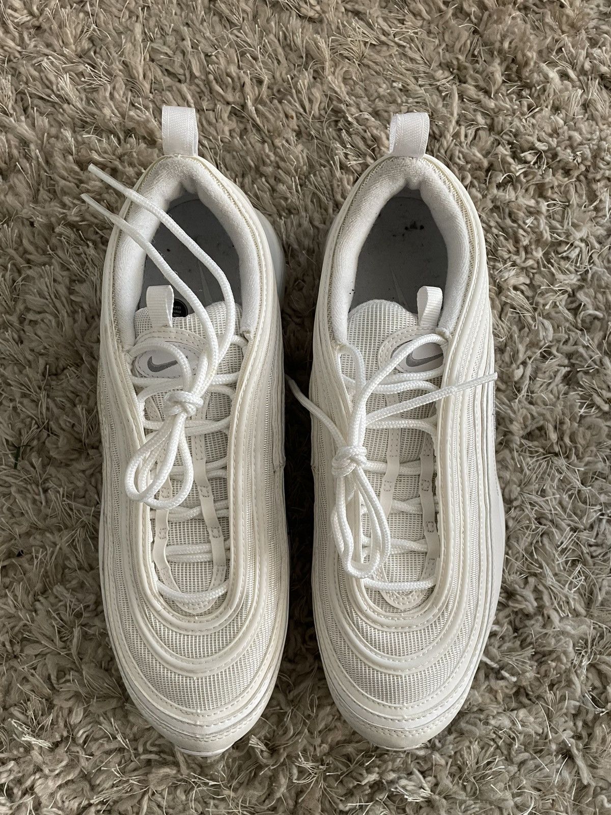 Nike Nike Air Max 97 Triple White Size US 11 / EU 44 - 5 Thumbnail