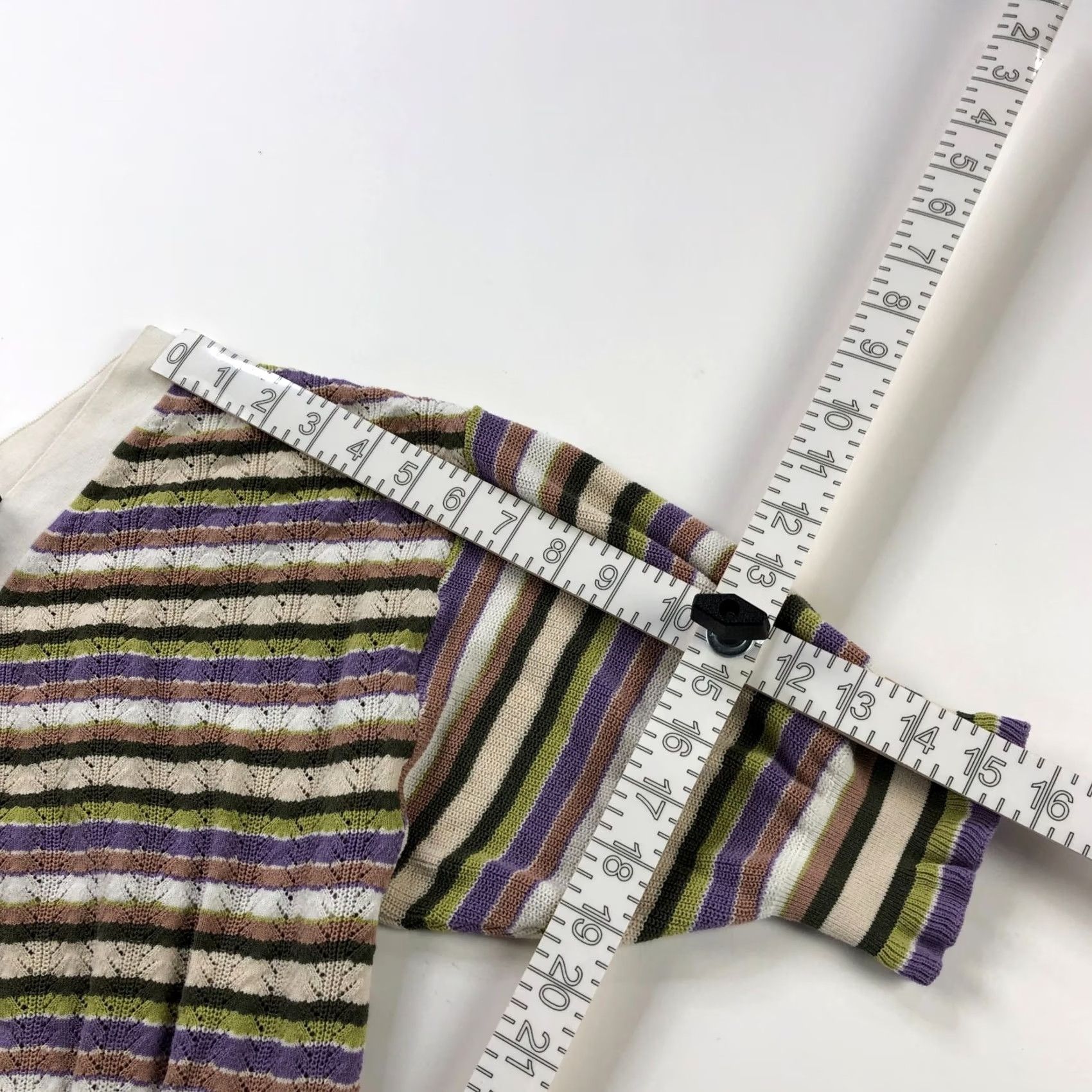 Marella Marella Sweater Womens XL Cropped Cardigan Neck Colorful Multicolor HRJ Size XL / US 12-14 / IT 48-50 - 5 Thumbnail