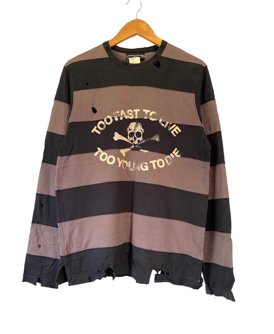 image of Mastermind Japan x Seditionaries Mastermind X Seditioneries To Fast To Live To Young To Die in Stri