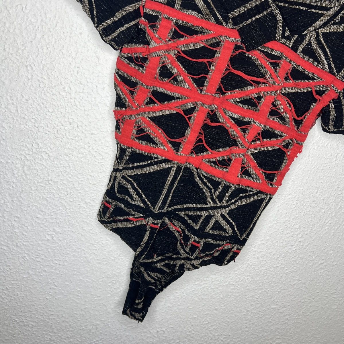 Designer × Vivienne Westwood × Wolford Vivienne Westwood x Wolford Bodysuit 2002 String Black Red Size M / US 6-8 / IT 42-44 - 8 Thumbnail