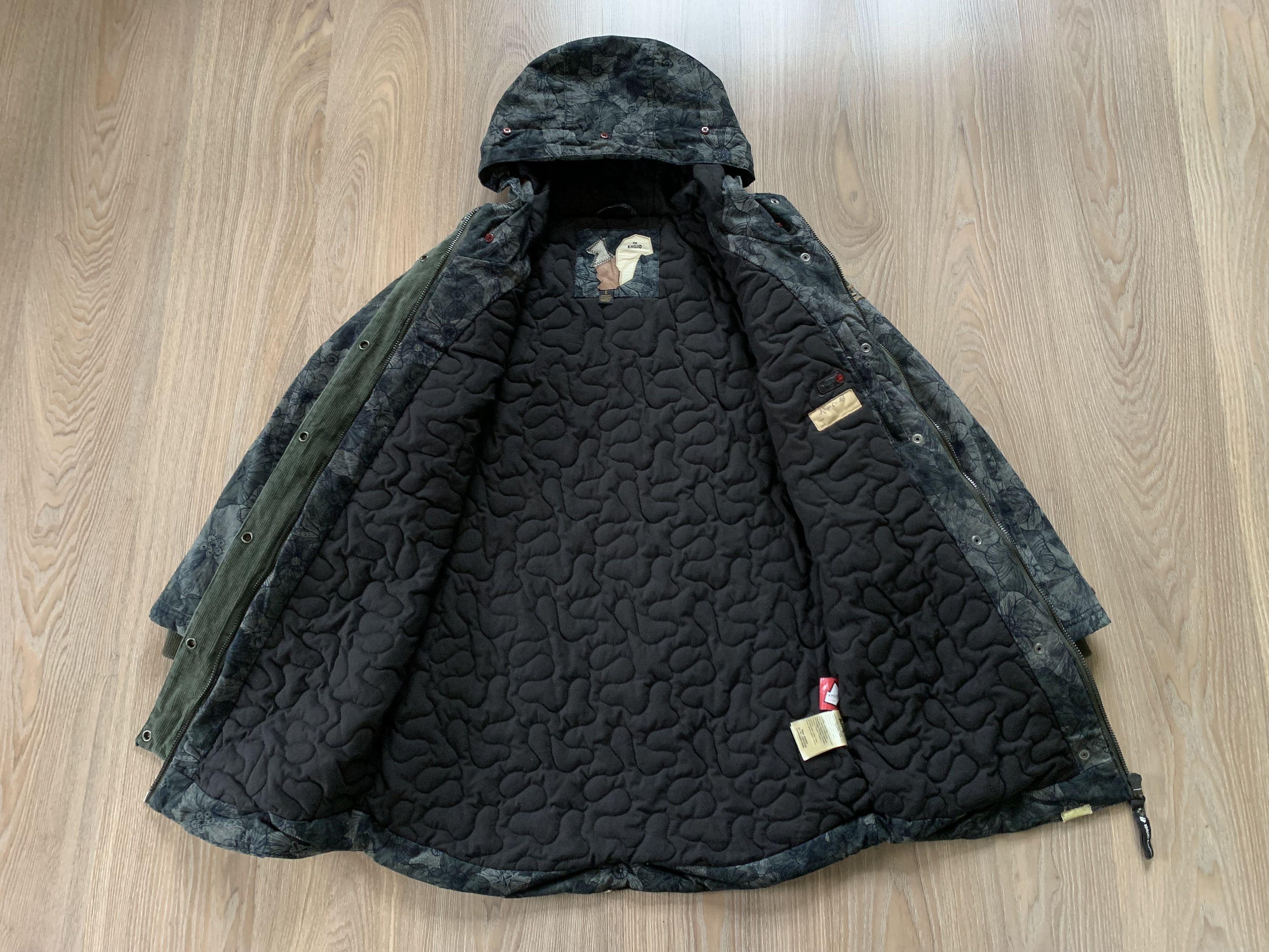 khujo Khujo Banita Quilted Floral Pattern Parka Jacket Size L / US 10 / IT 46 - 8 Thumbnail