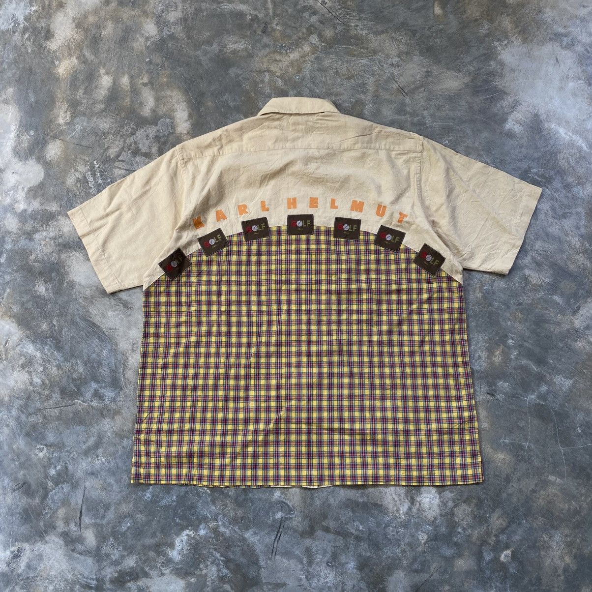Karl Helmut Karl Helmut Golf Catton Button Up Shirt Size US XXL / EU 58 / 5 - 9 Thumbnail