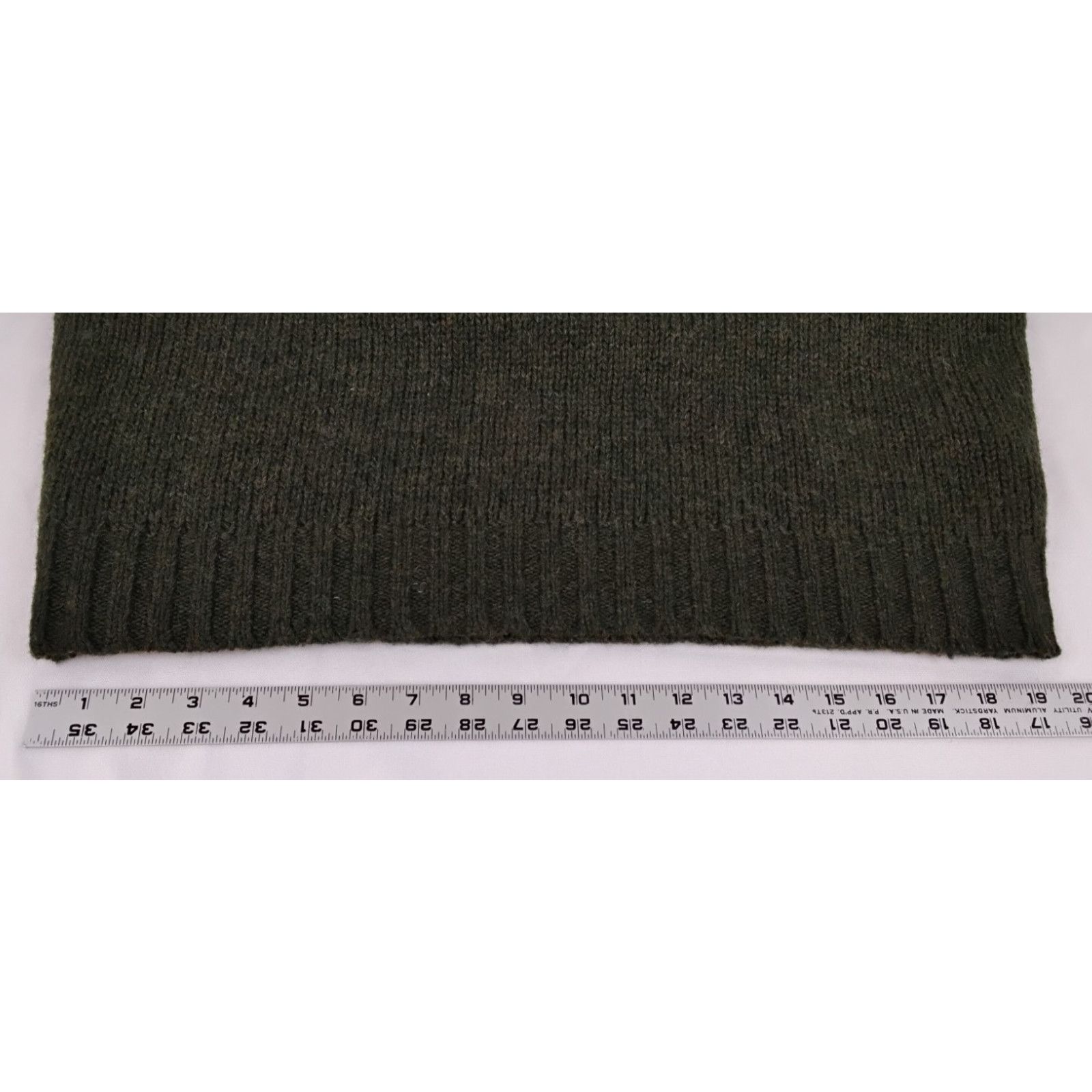 L.L. Bean L.L. Bean Shetland Wool Sweater Men's L Green Elbow Patches Size US L / EU 52-54 / 3 - 14 Thumbnail