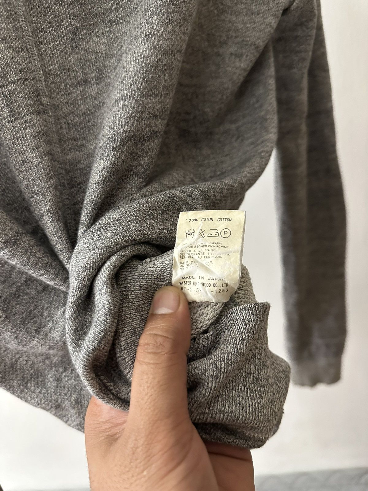 N.Hoolywood N.Hoolywood Zipper Grey Hoodie Japan Size US S / EU 44-46 / 1 - 10 Thumbnail